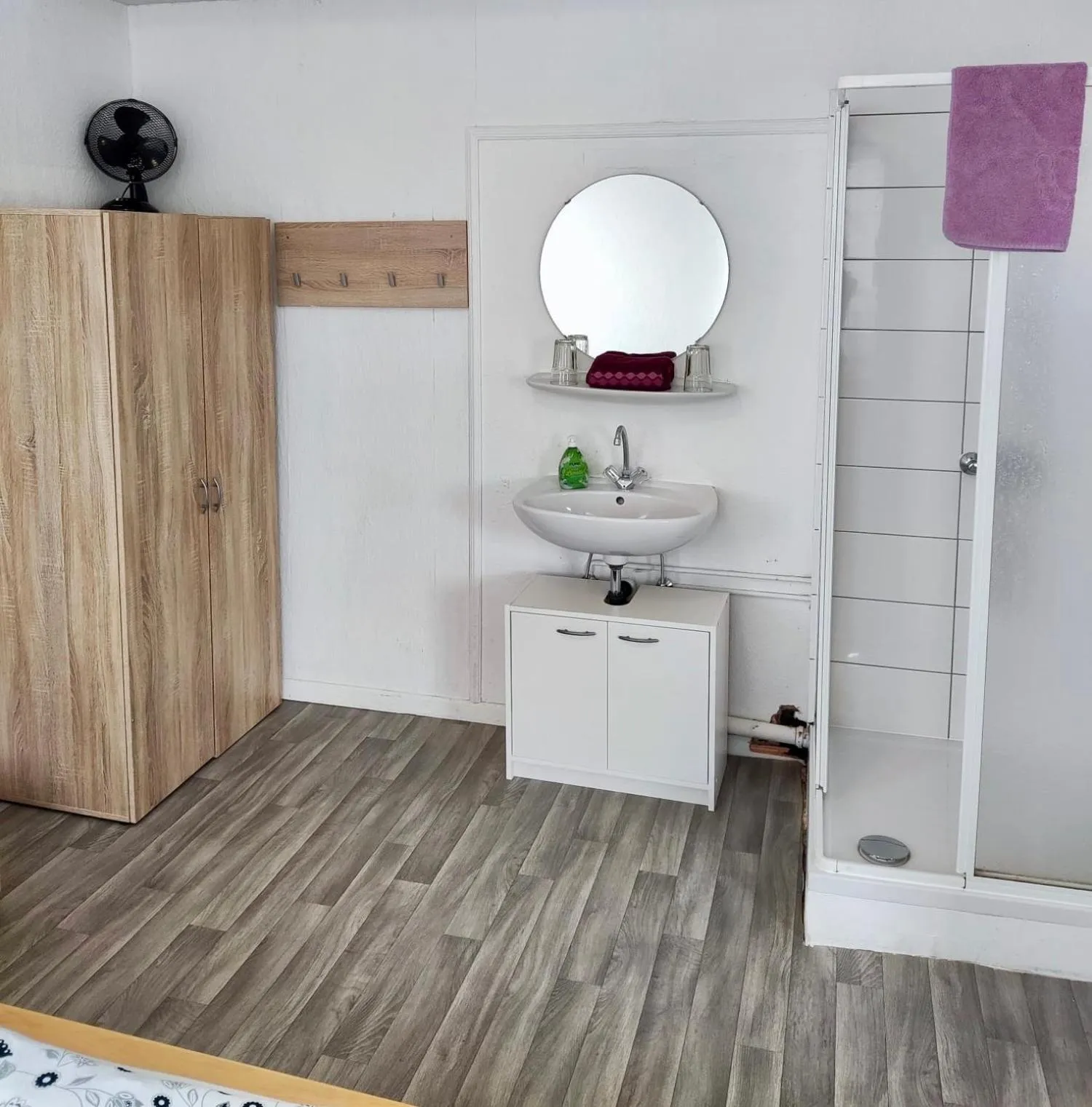 Shower in Pension Zum Burggrafen