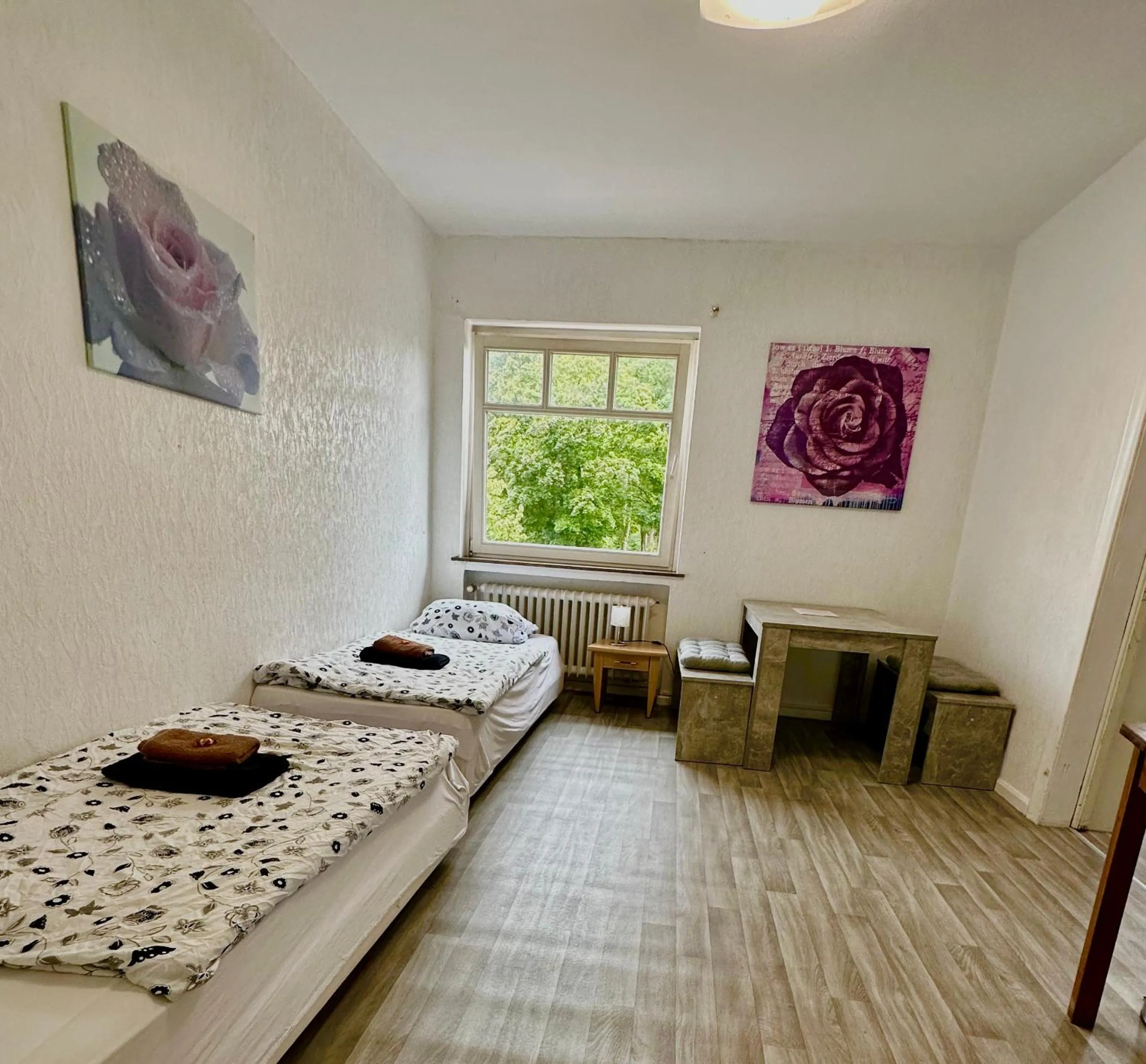Bed in Pension Zum Burggrafen