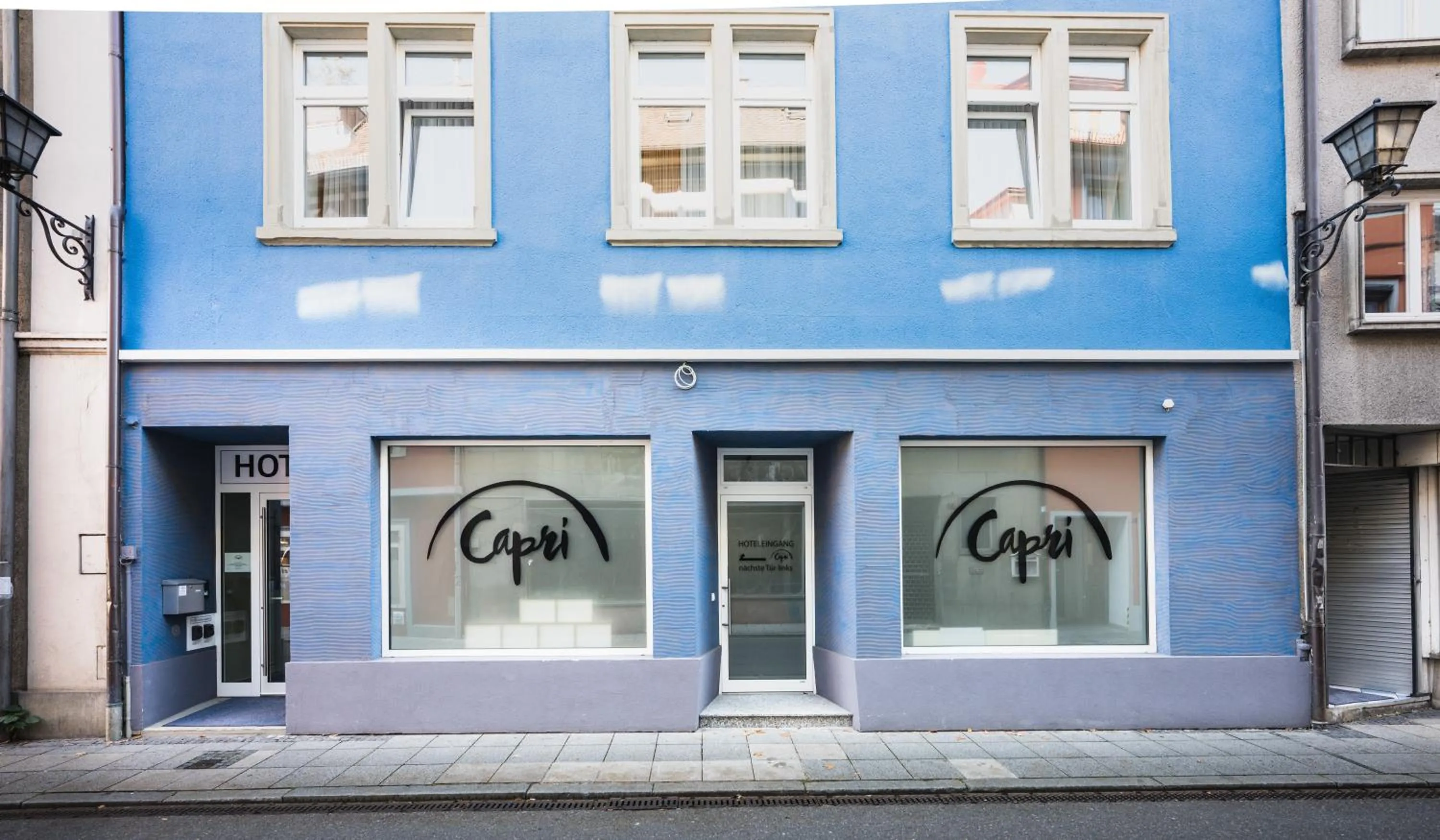 Property building in Hotel Capri