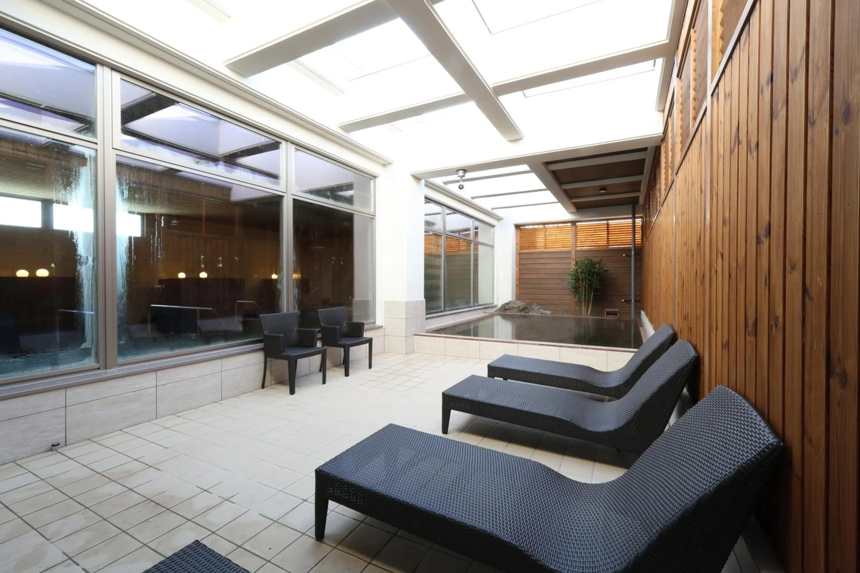 Open Air Bath in Kojohama Onsen Hotel