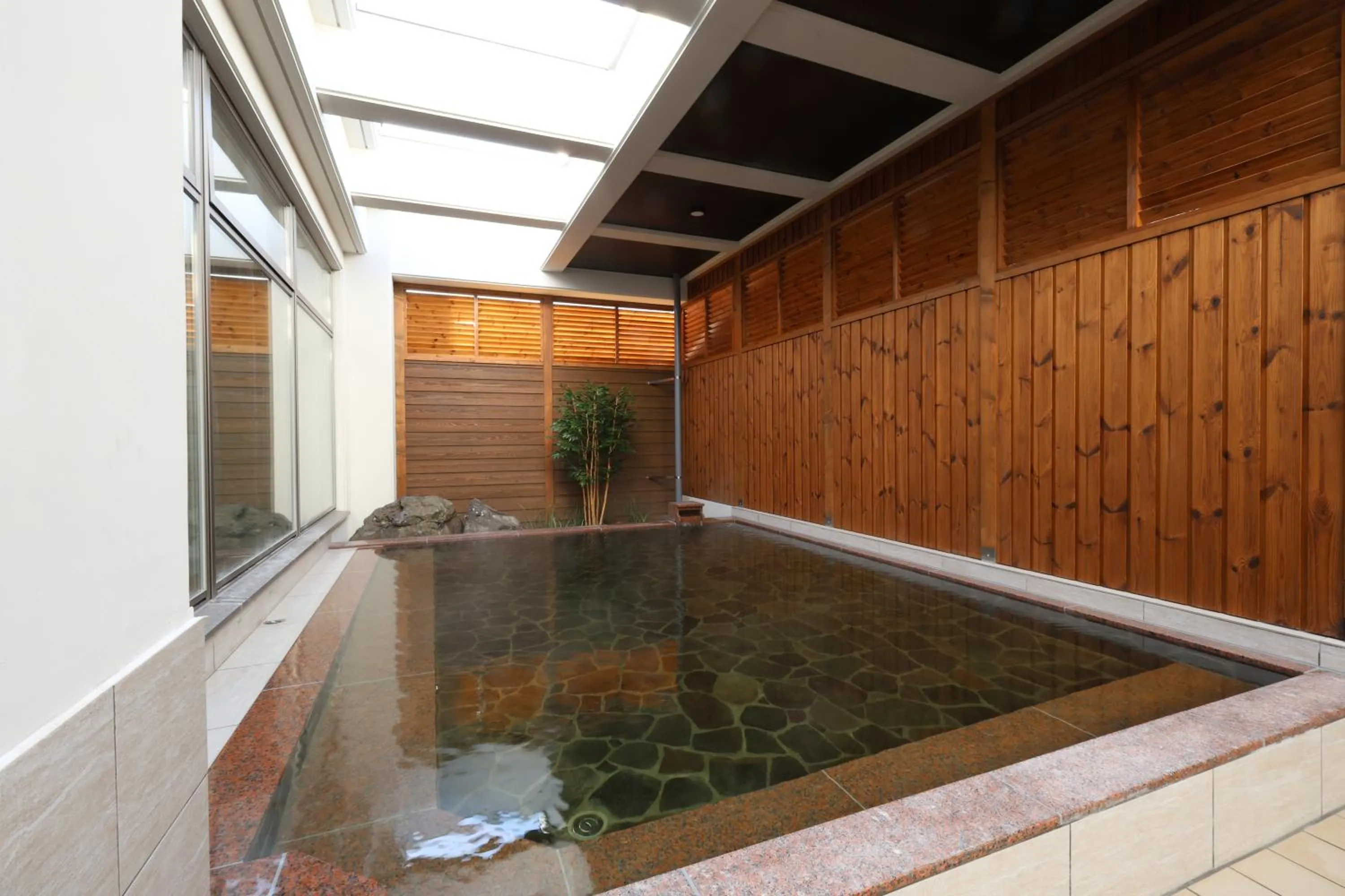 Open Air Bath in Kojohama Onsen Hotel