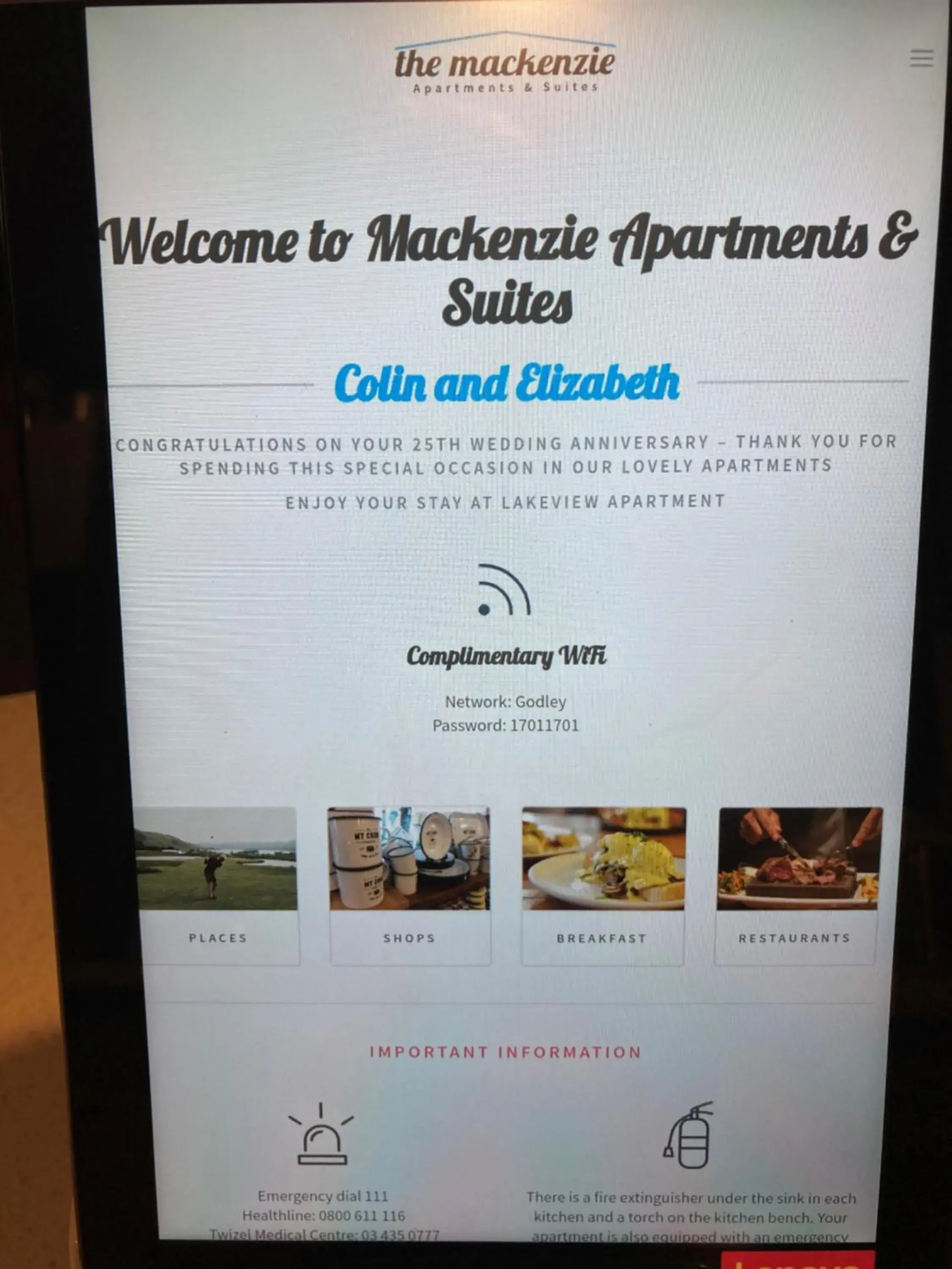 Restaurant/places to eat in The Mackenzie Suites Restaurant/places to eat in The Mackenzie Suites