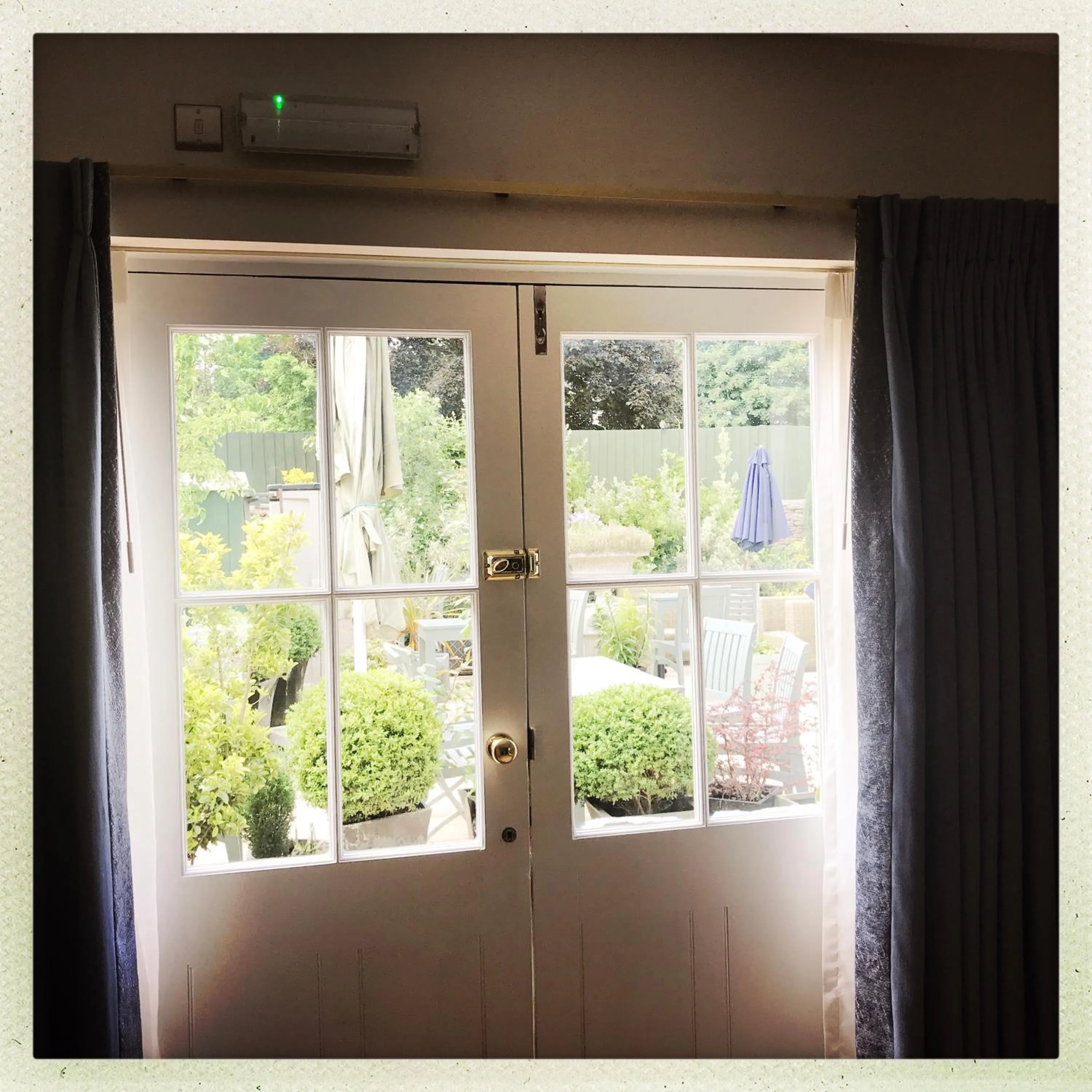 Garden view in The Ormond At Tetbury