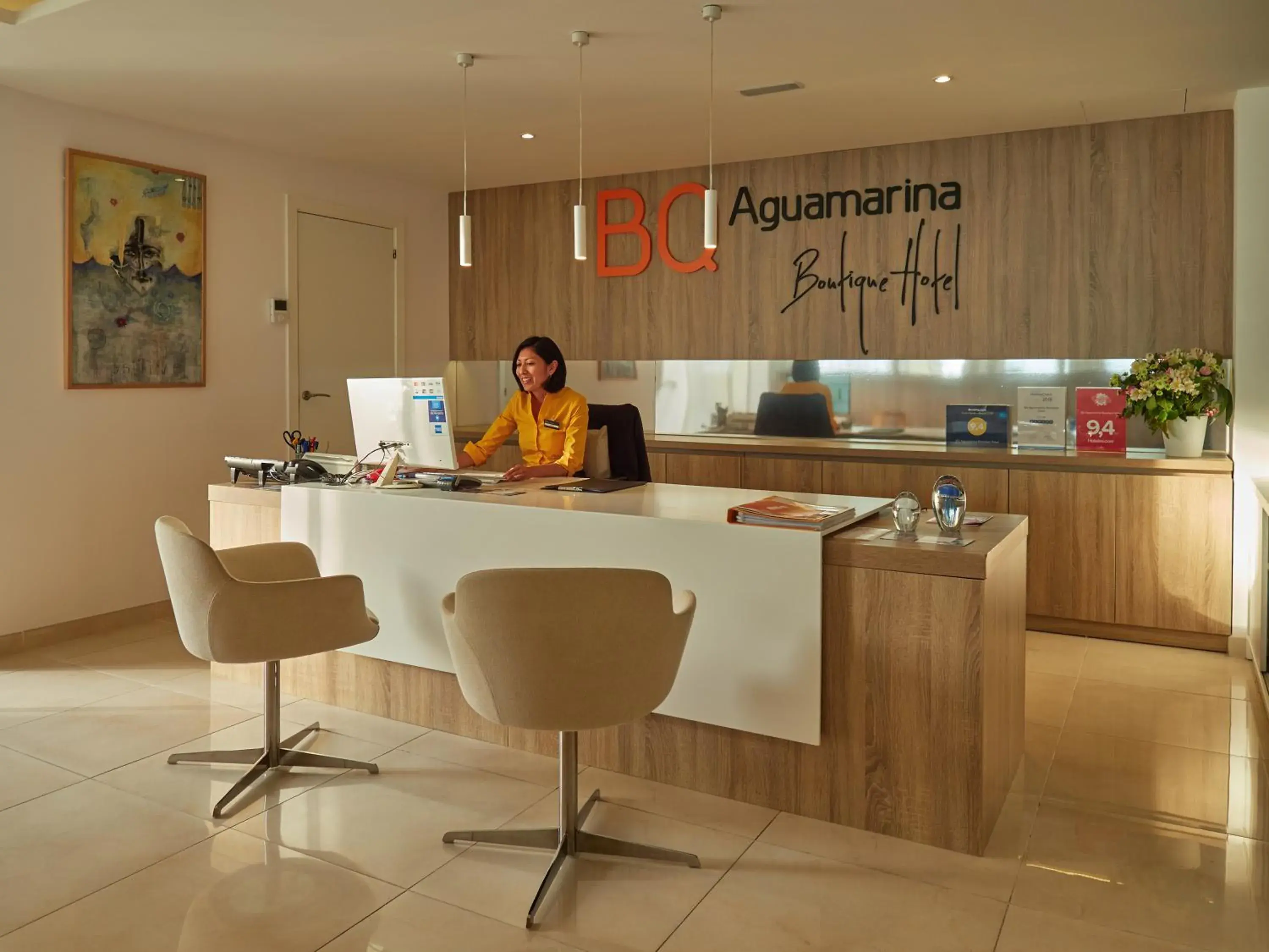 Lobby or reception in BQ Aguamarina Boutique Hotel Lobby or reception in BQ Aguamarina Boutique Hotel