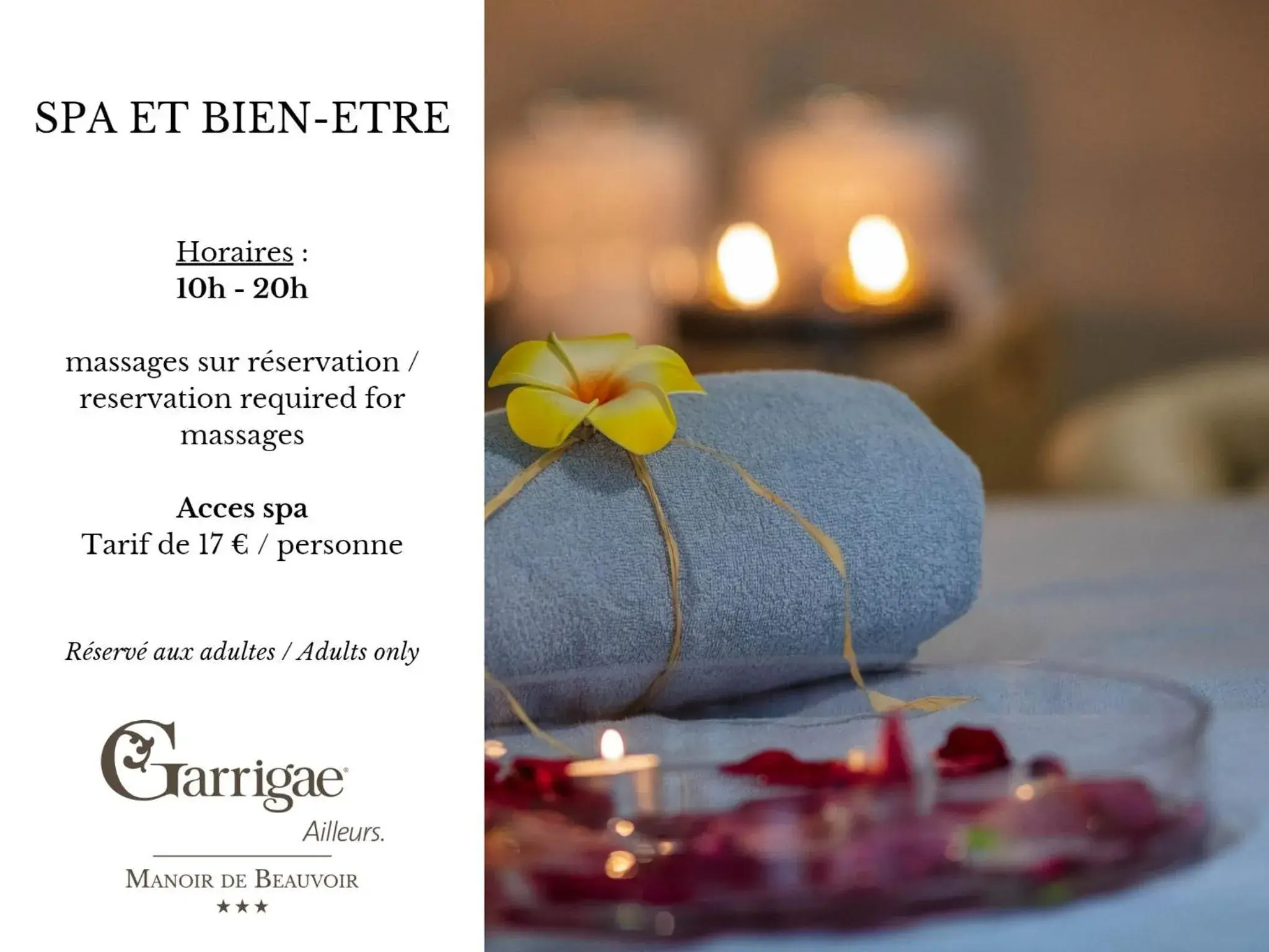 Spa and wellness centre/facilities in Garrigae Manoir de Beauvoir Poitiers Sud - Hotel & Spa Spa and wellness centre/facilities in Garrigae Manoir de Beauvoir Poitiers Sud - Hotel & Spa