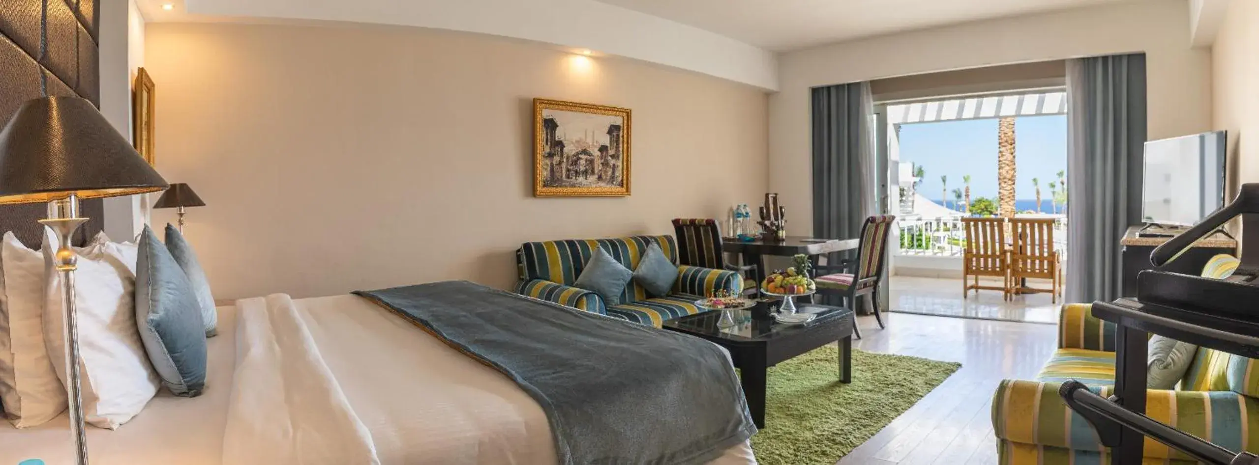 Bed in Monte Carlo Sharm Resort & Spa Bed in Monte Carlo Sharm Resort & Spa