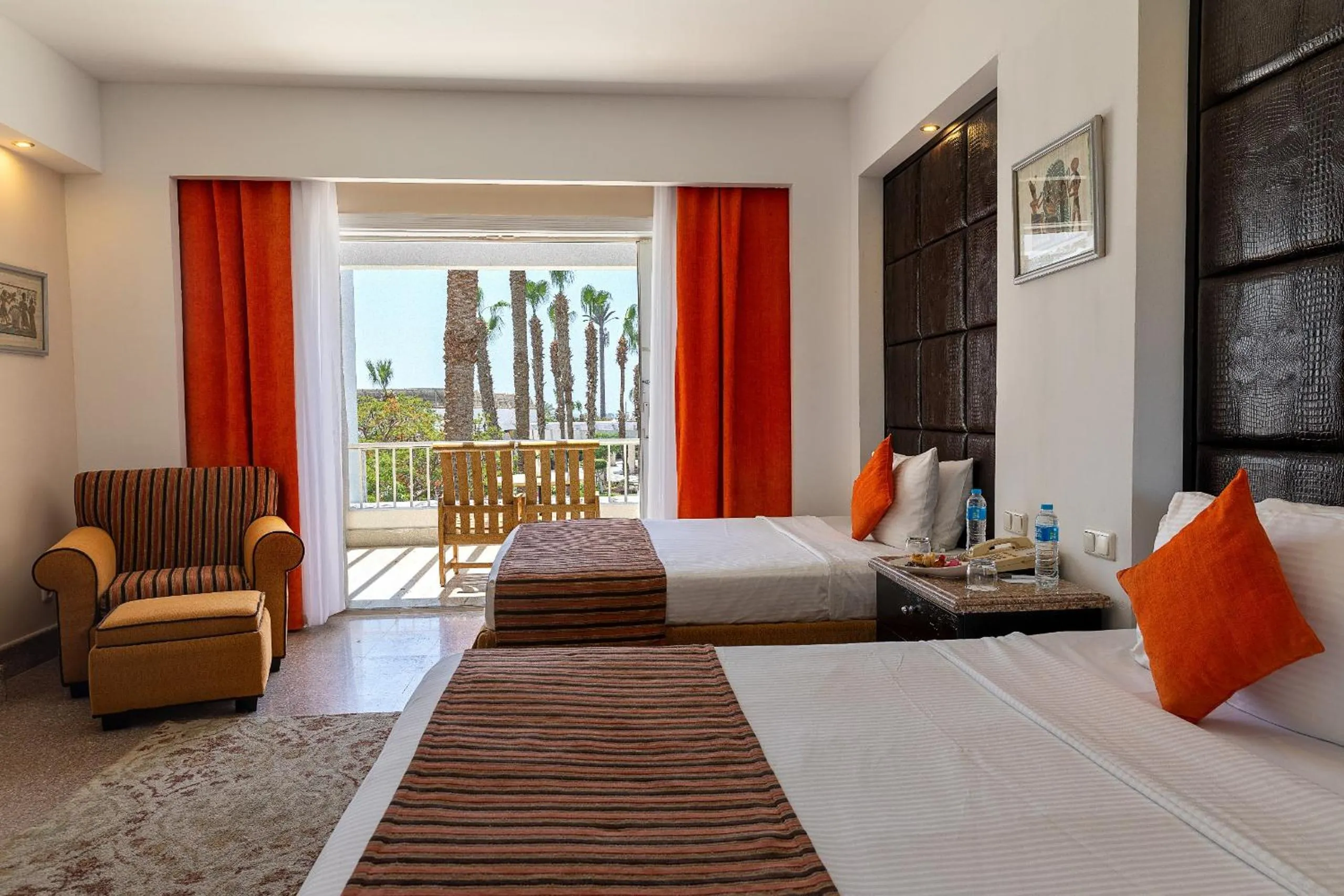 Bed in Monte Carlo Sharm Resort & Spa