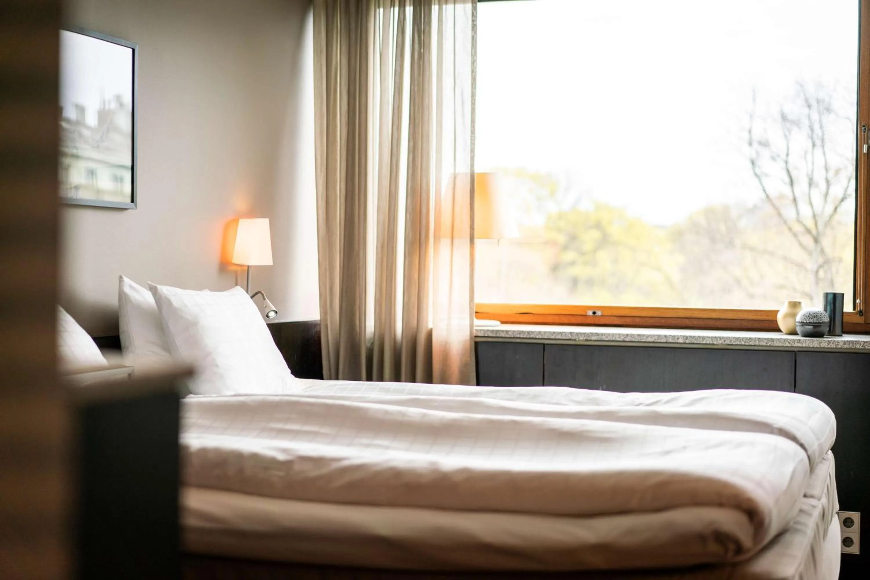 Bedroom, Bed in Scandic Anglais