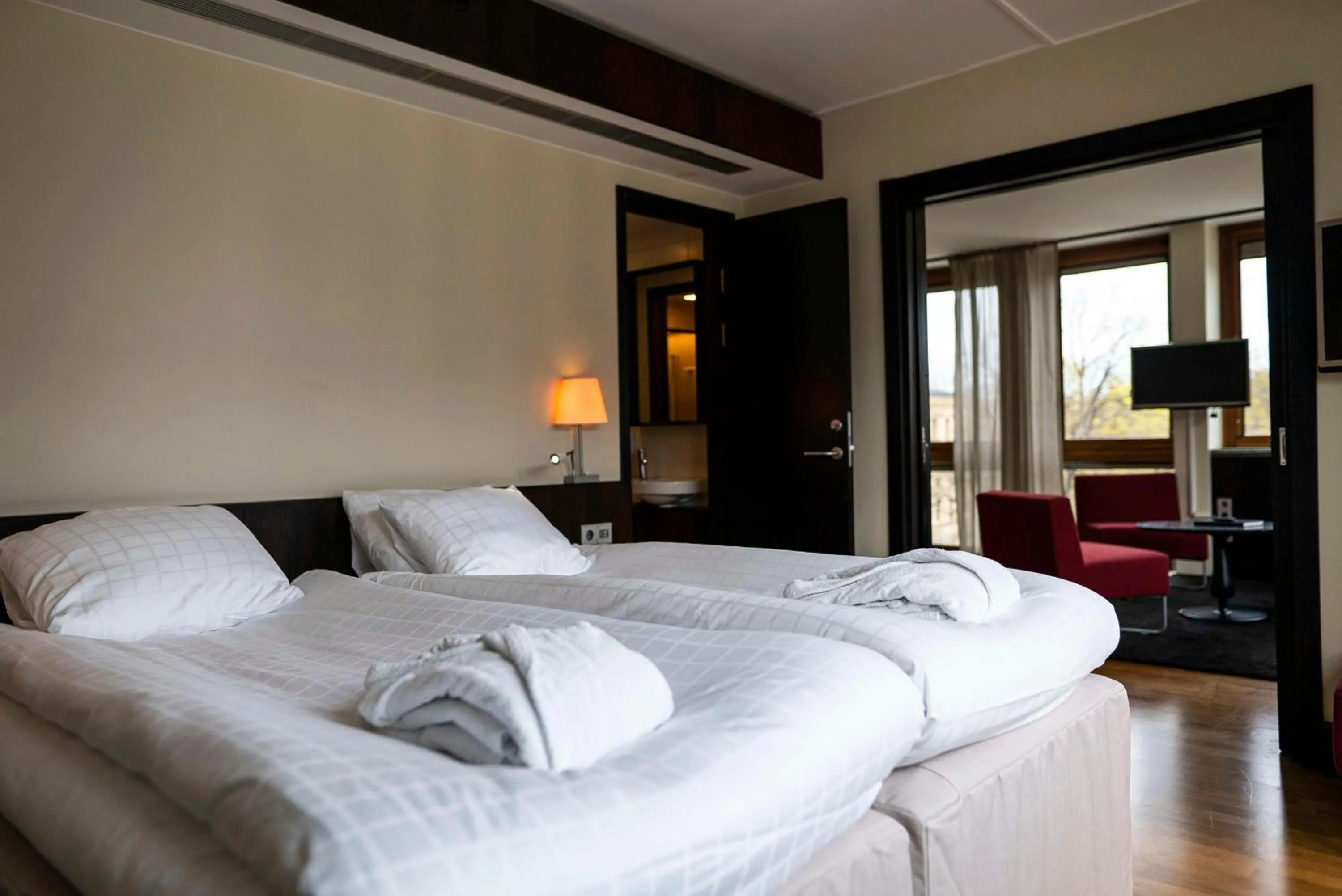 Bedroom, Bed in Scandic Anglais