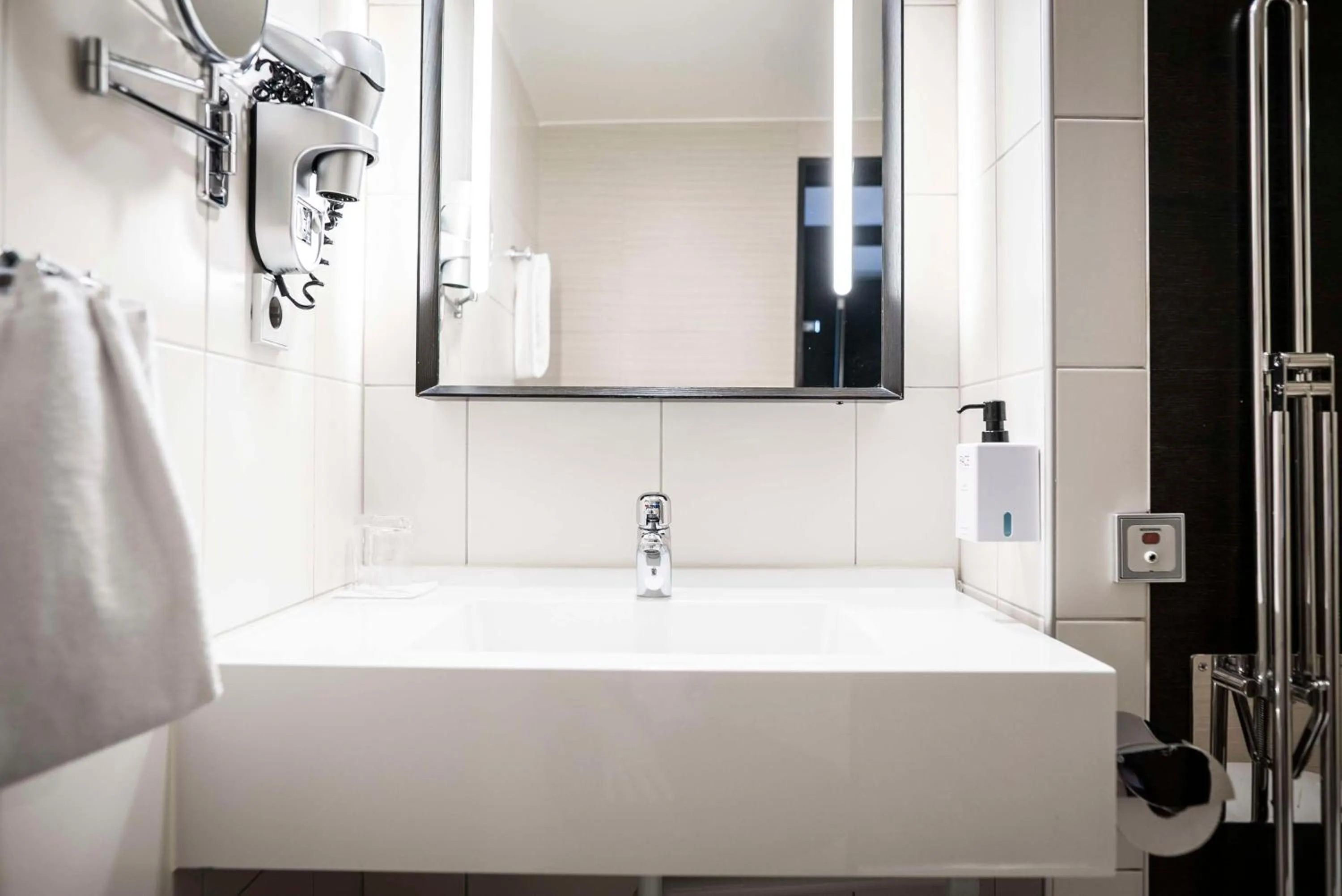 Bedroom in Scandic Anglais