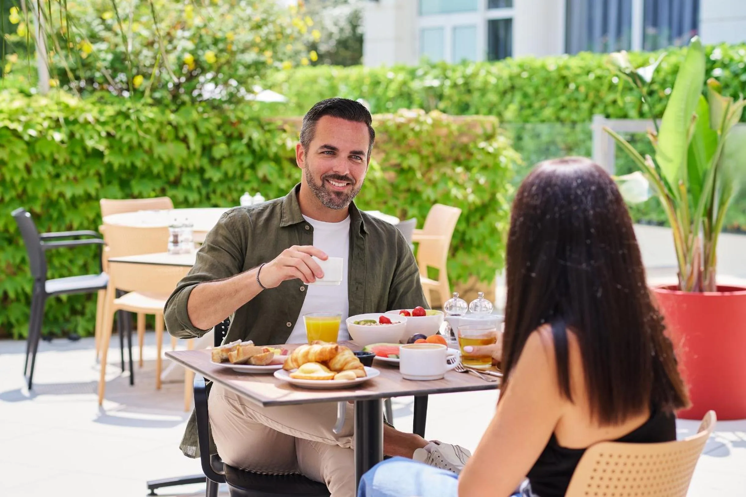 Patio in Hôtel Birdy by Happyculture