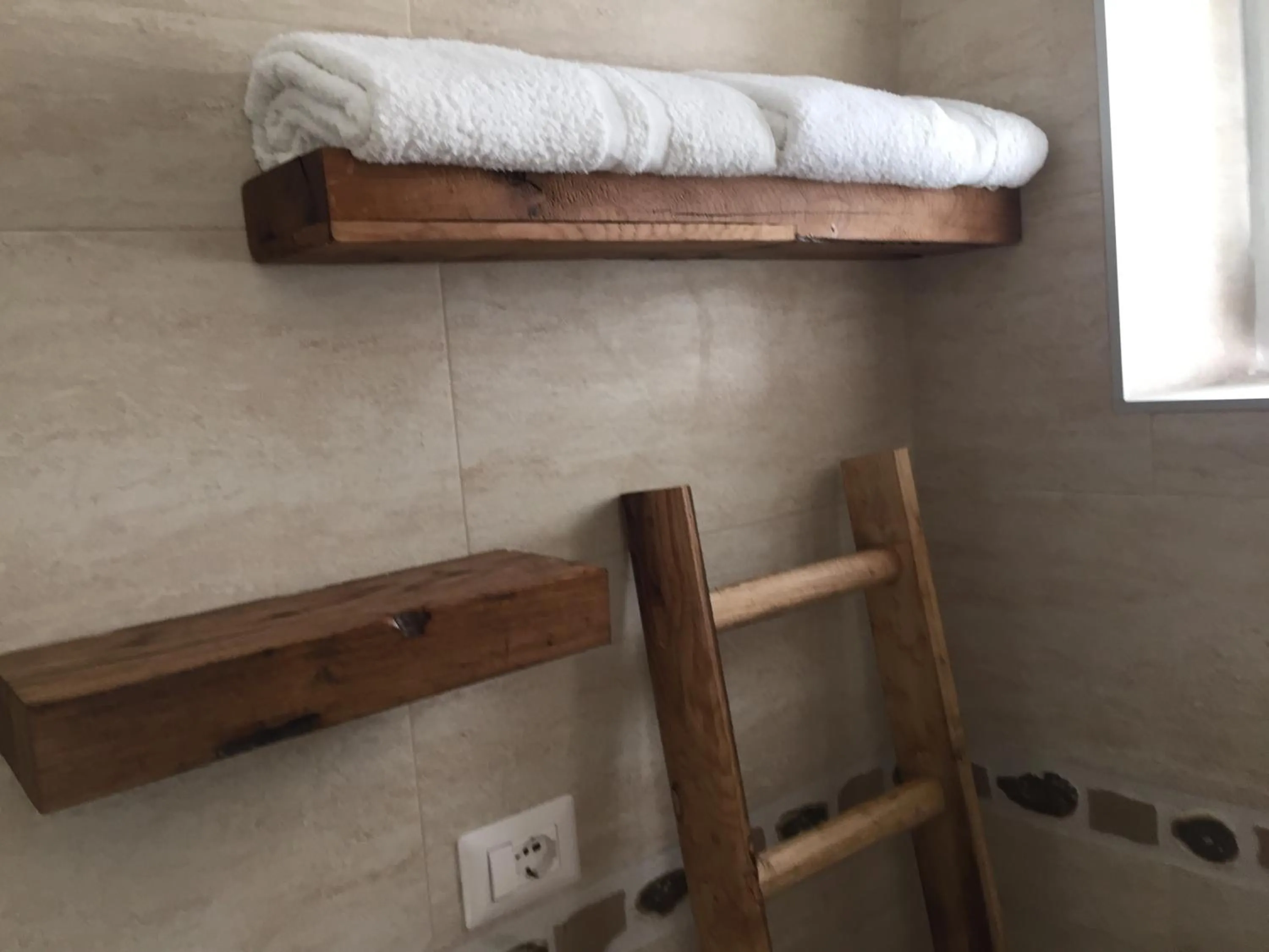 Bathroom, Bed in La casa del geko