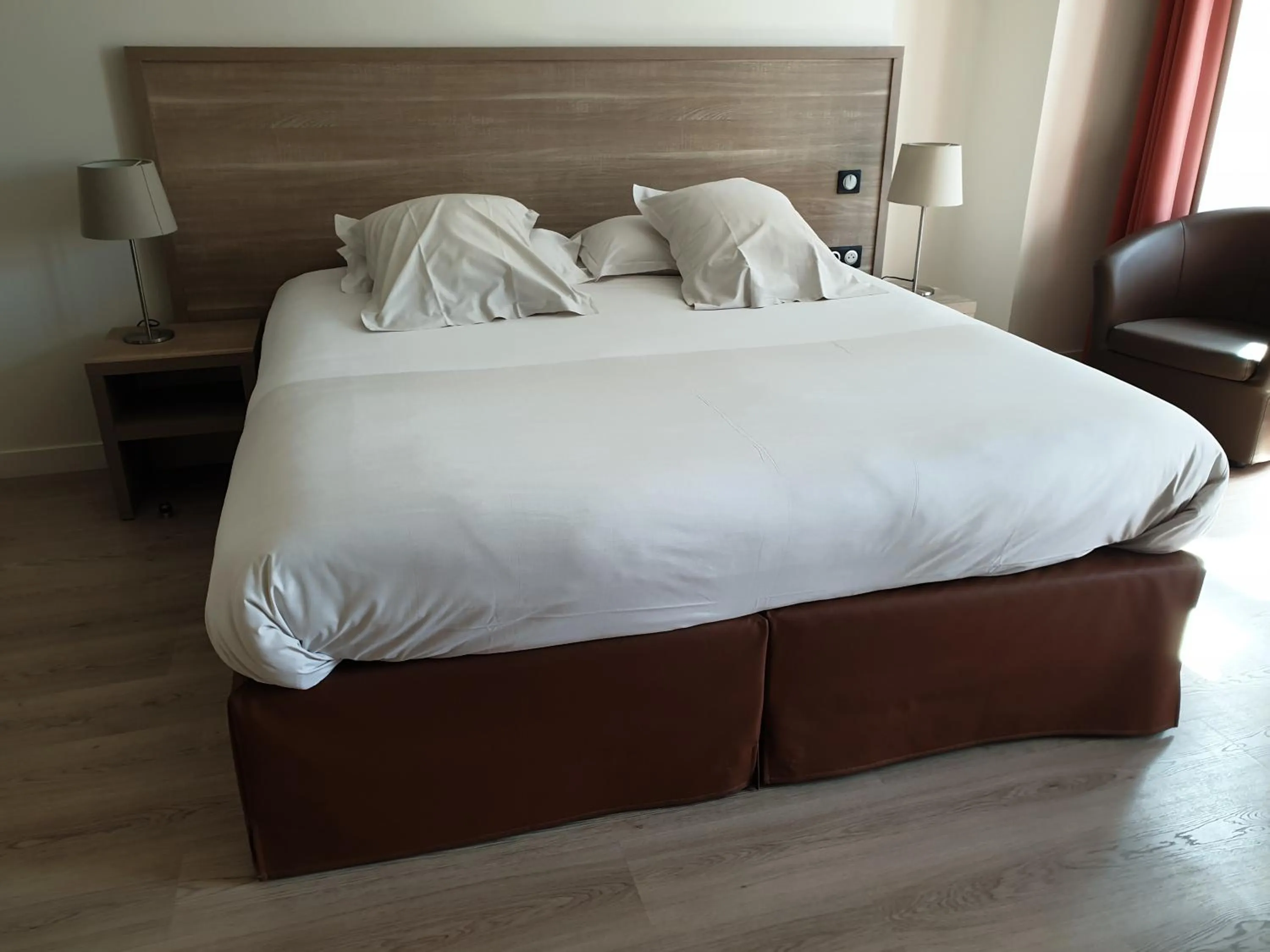 Bed in L'Hotellerie de la Toile à Beurre