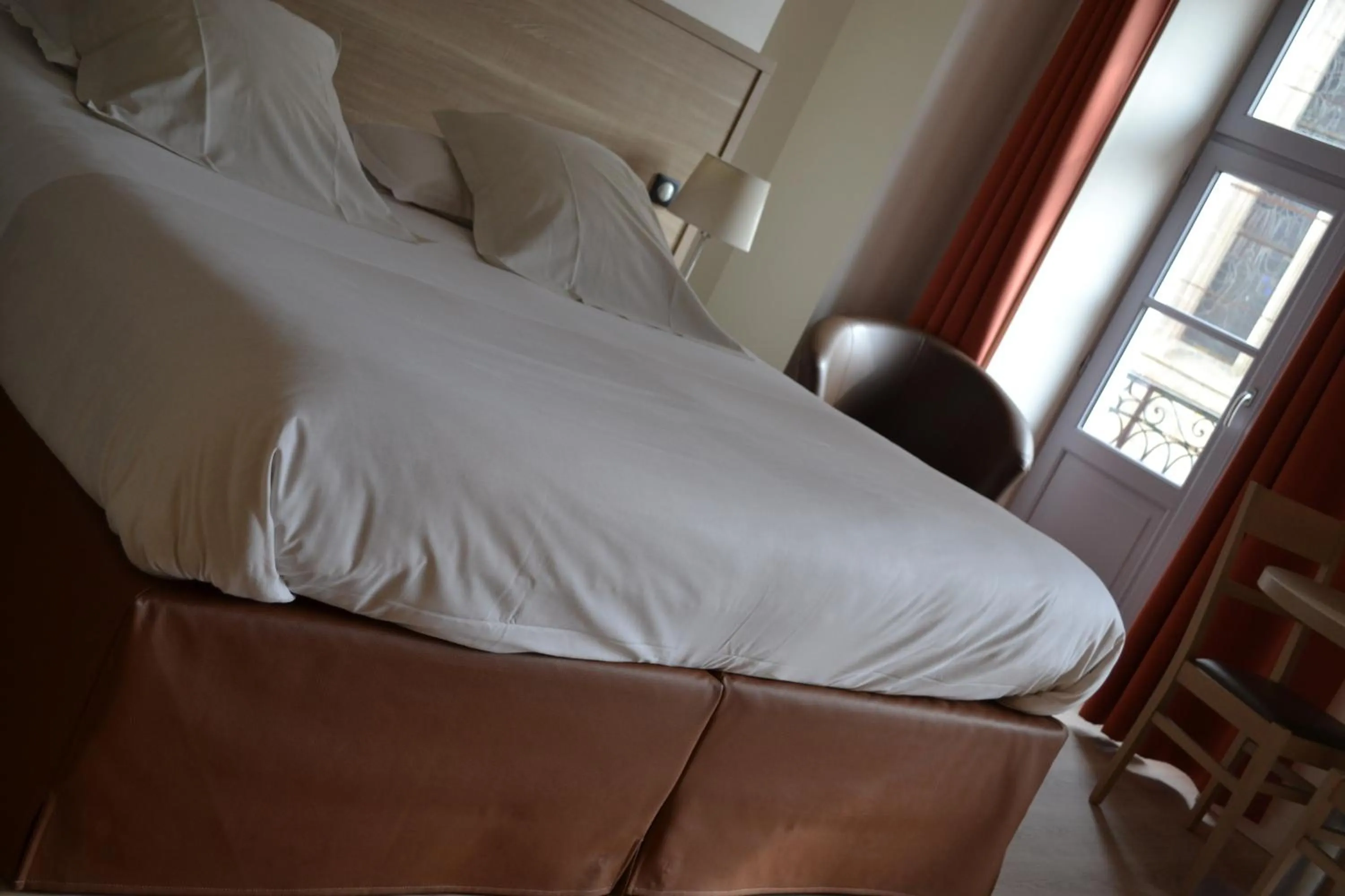 Bed in L'Hotellerie de la Toile à Beurre