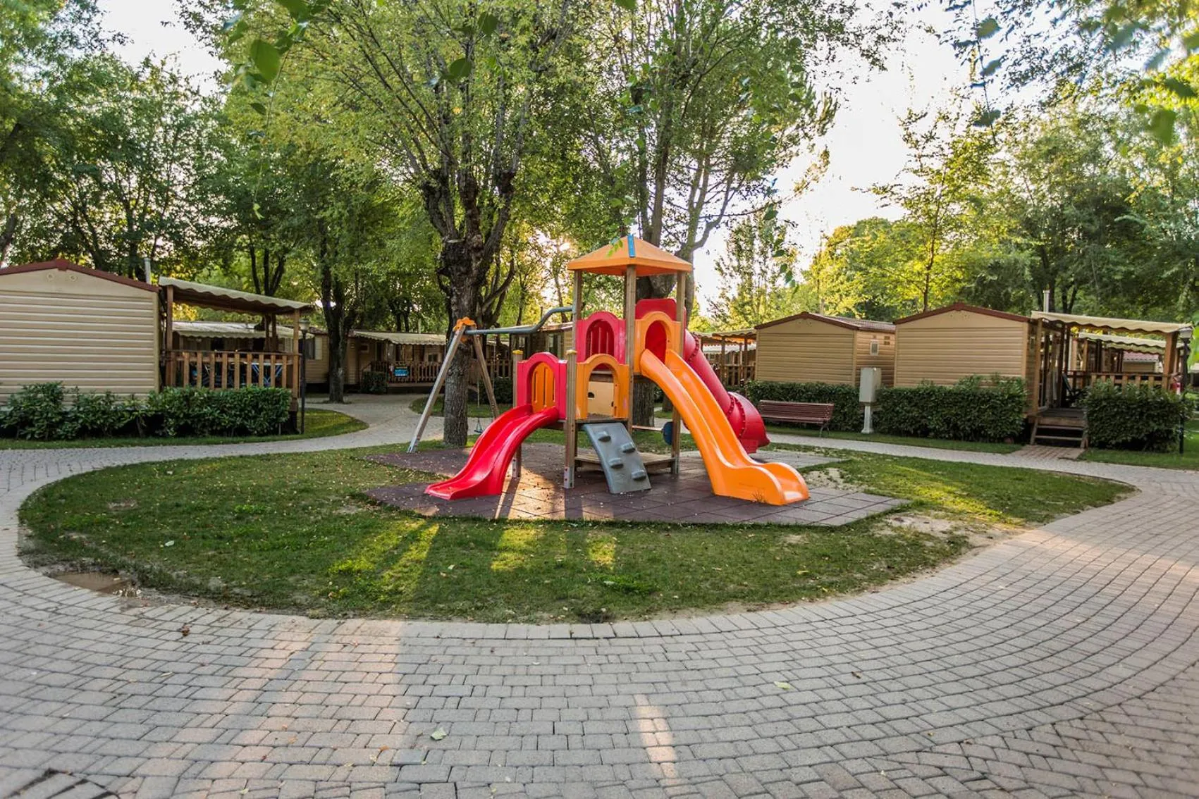 Children play ground in Hotel La Diga Altomincio