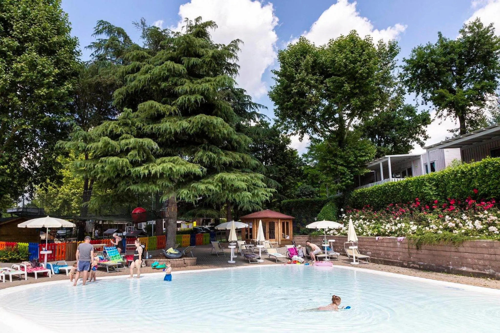 Swimming pool in Hotel La Diga Altomincio