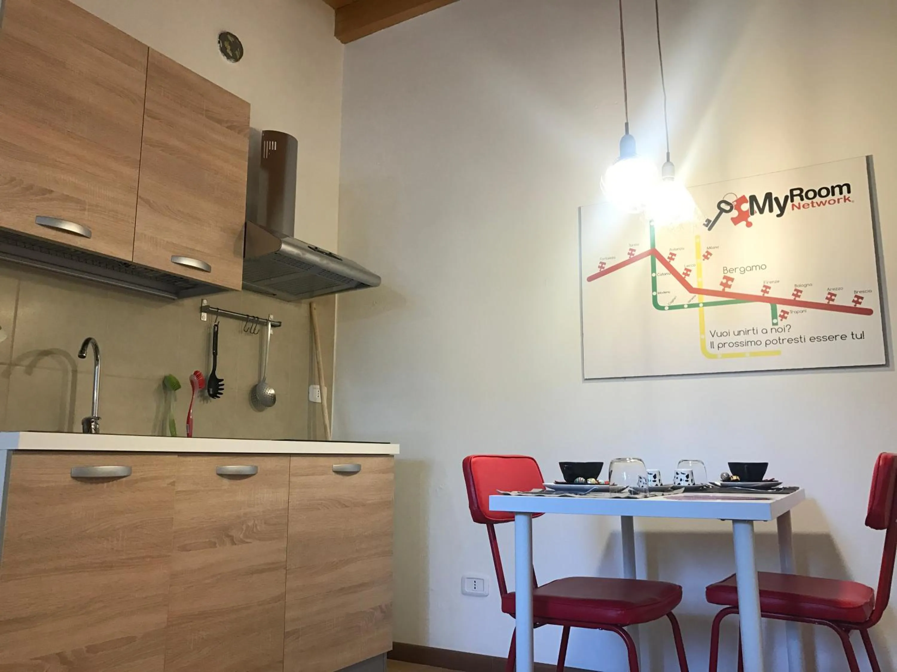 Dining area in MyRoom Città Alta 1