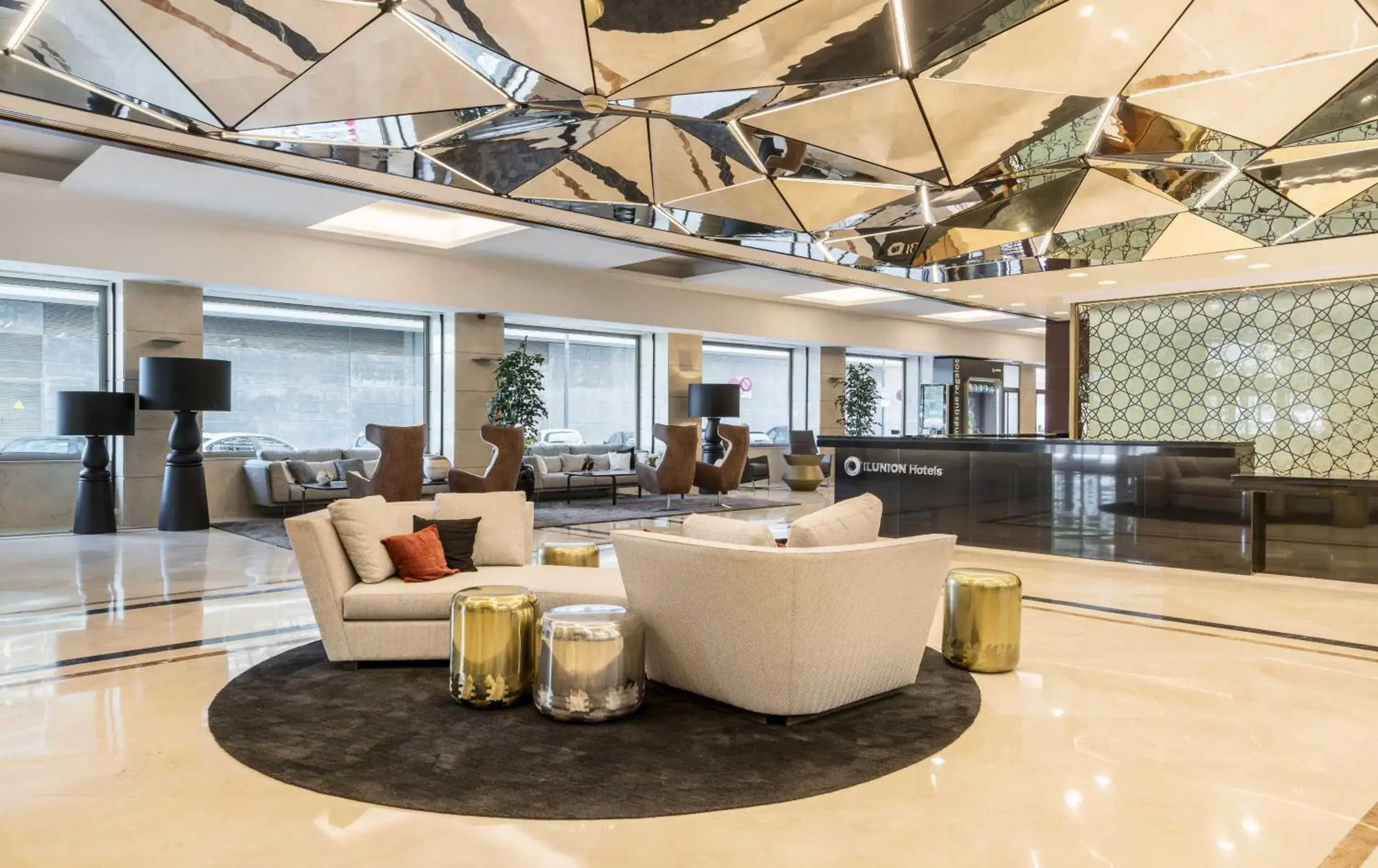 Lobby or reception in Ilunion Málaga Lobby or reception in Ilunion Málaga