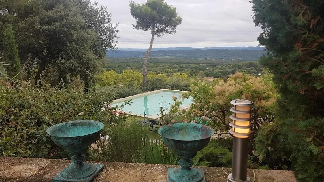 Pool view in La Maison de Charlie