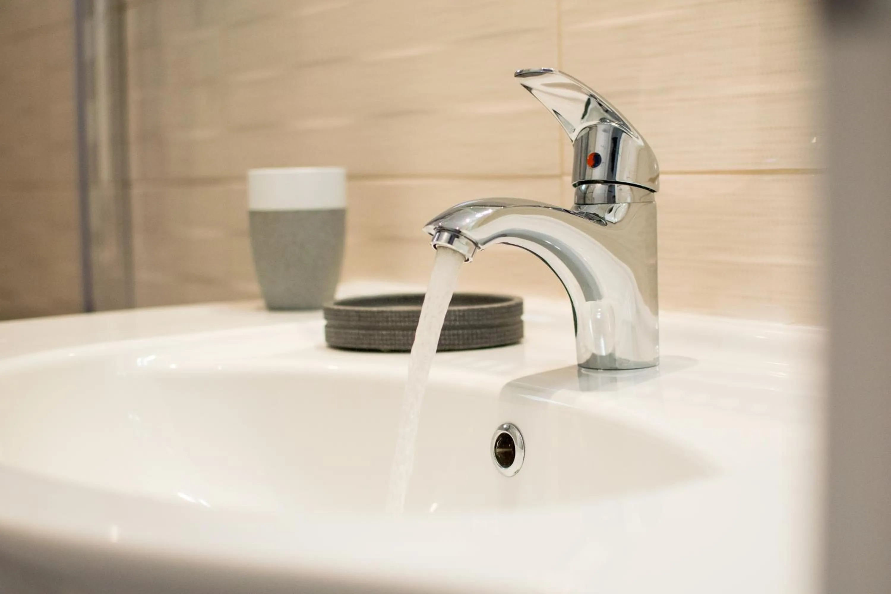 Bathroom in ATH Airport Suites Free Shuttle From And To Athens Airport