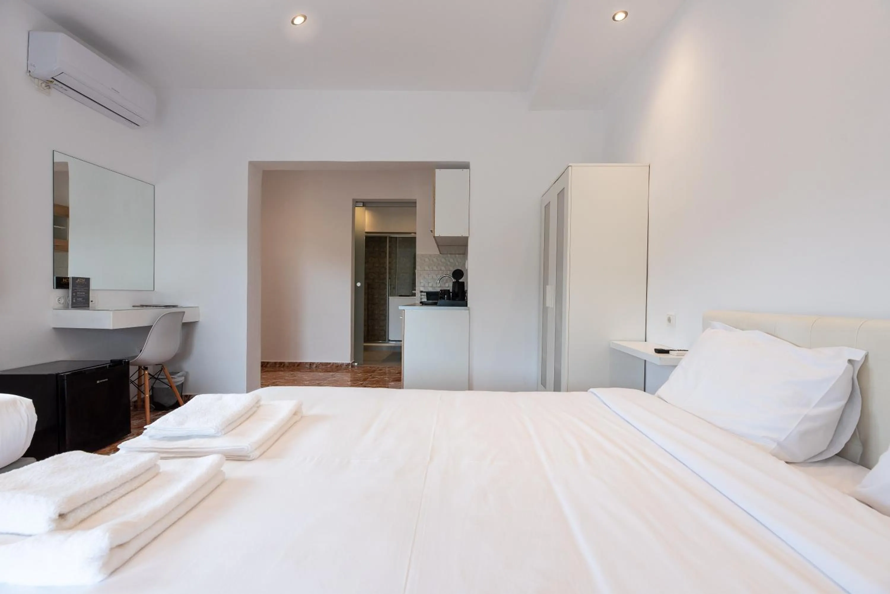 Bedroom, Bed in ATH Airport Suites Free Shuttle From And To Athens Airport