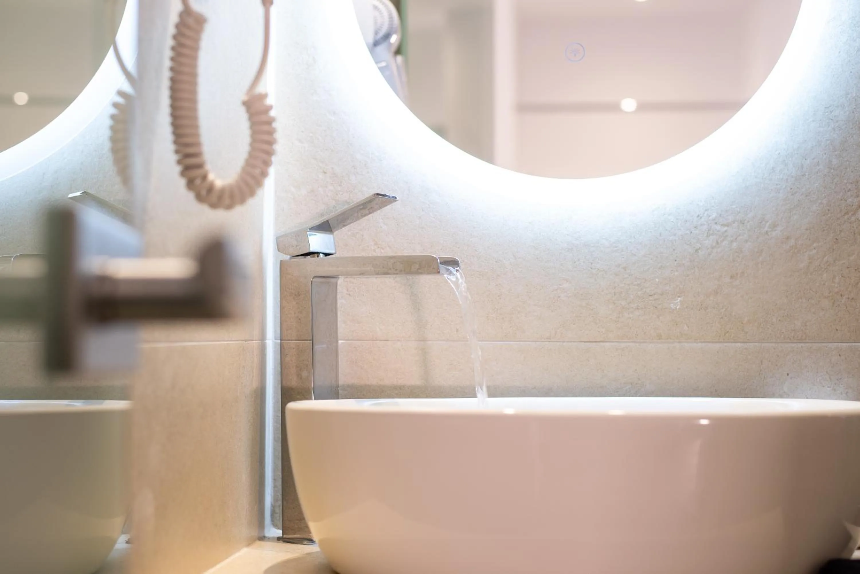 Bathroom in ATH Airport Suites Free Shuttle From And To Athens Airport