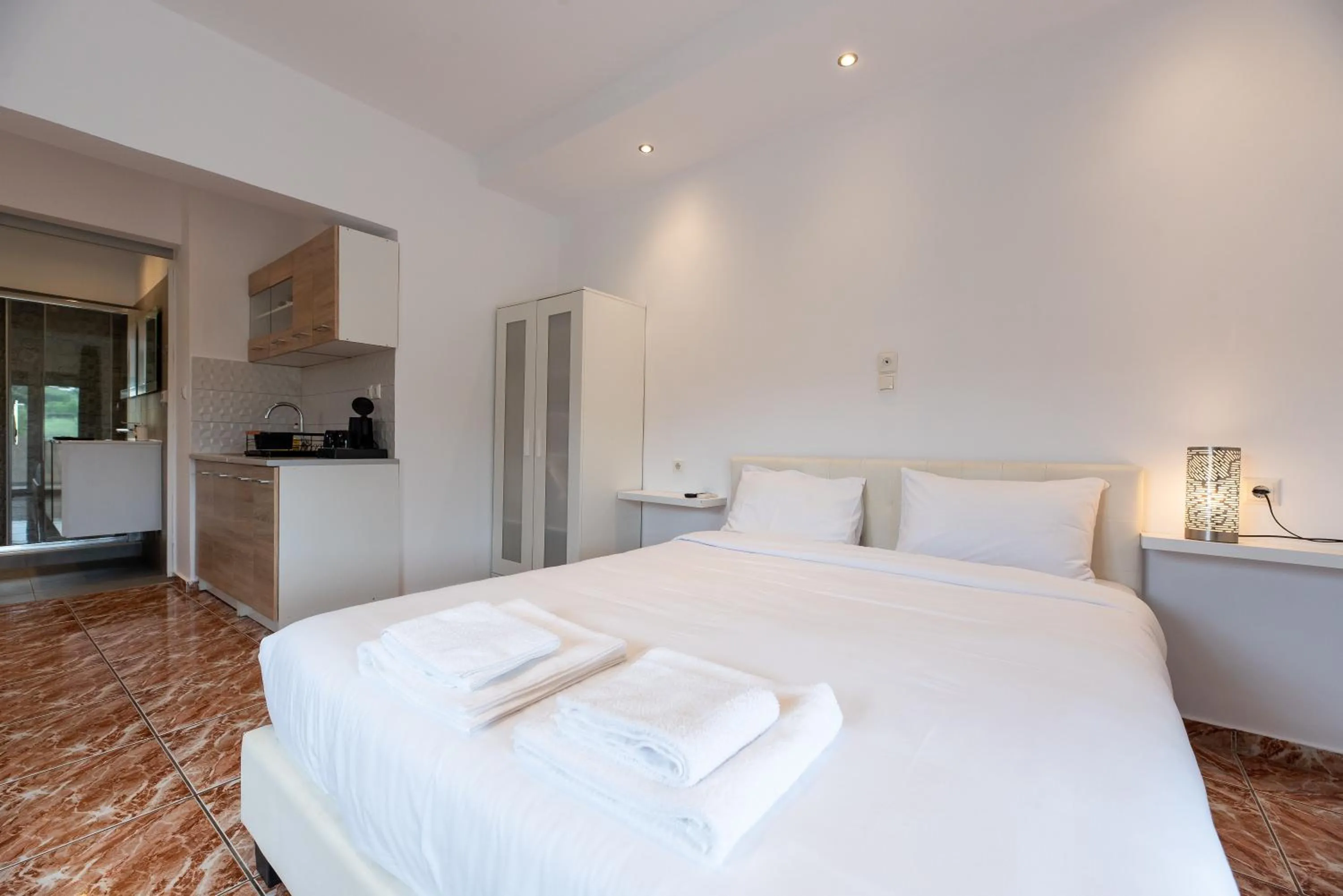 Bedroom, Bed in ATH Airport Suites Free Shuttle From And To Athens Airport