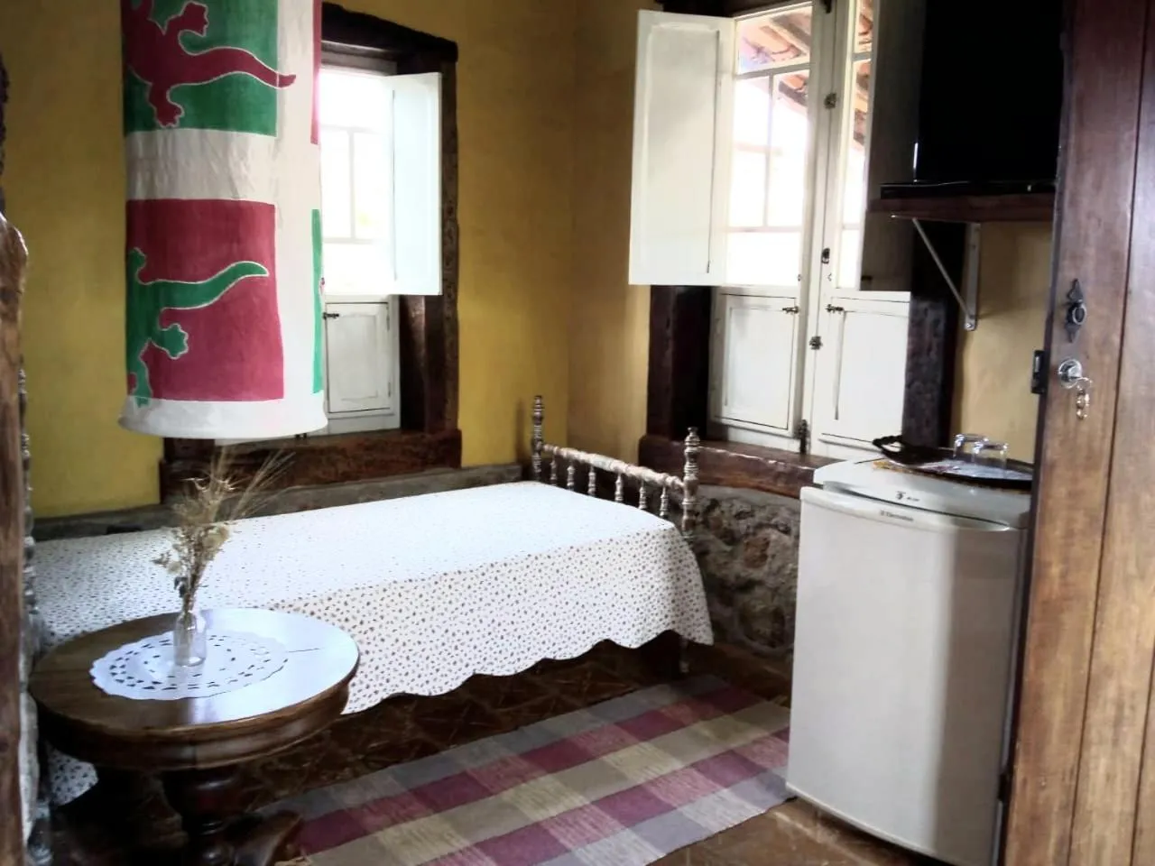 Bed in Pousada Serra da Paz