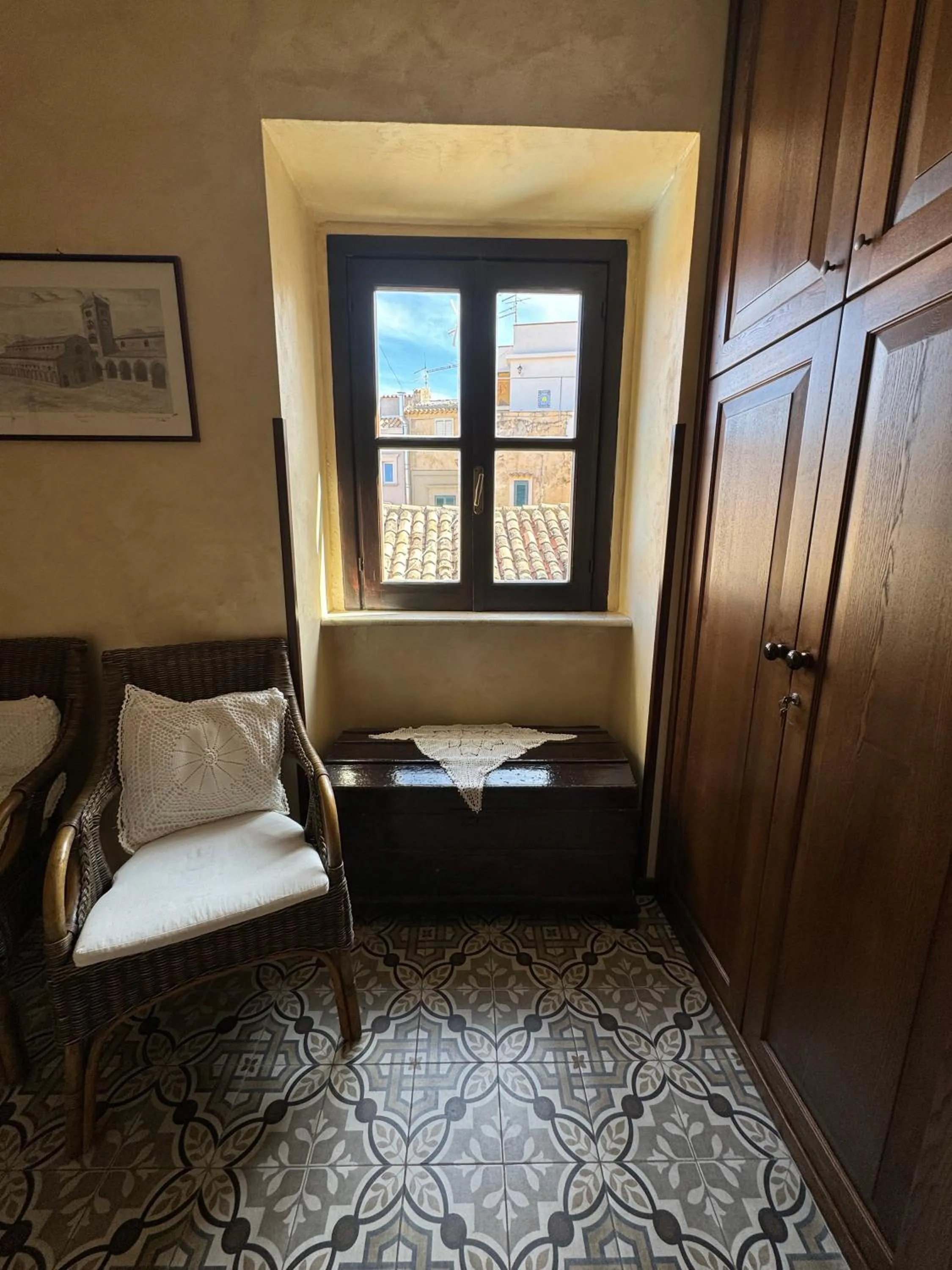 Communal lounge/ TV room in B&B Rivellini