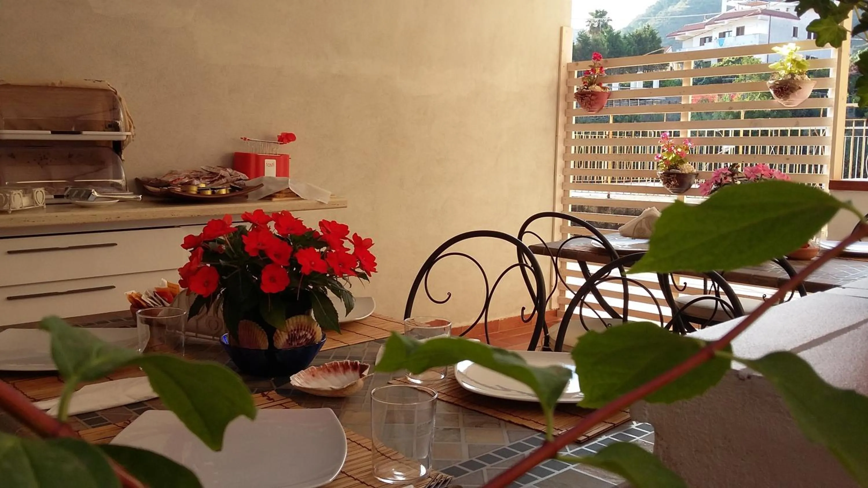 Italian breakfast in Donna Rosa Accommodation