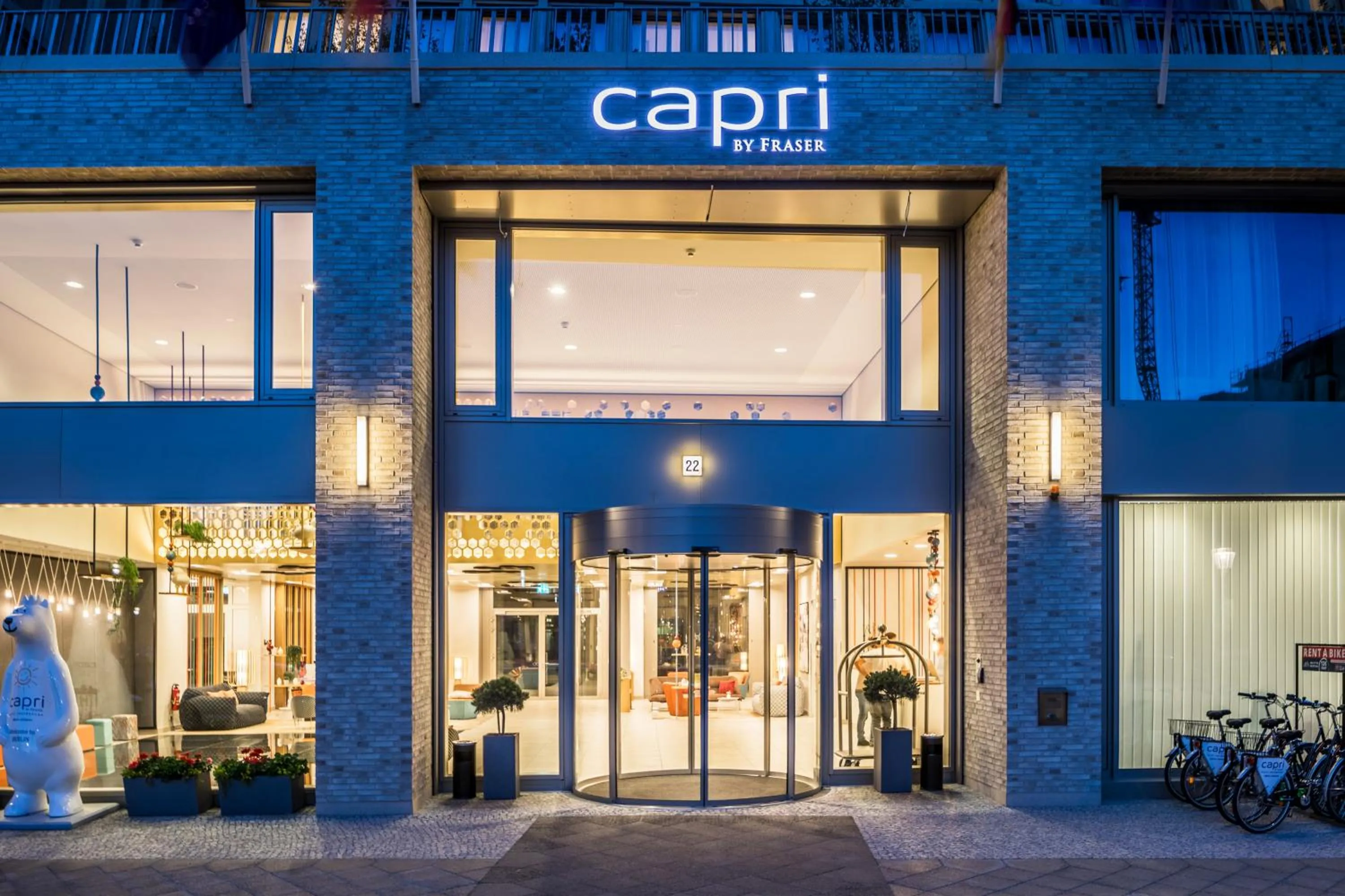 Facade/entrance in Capri by Fraser Berlin