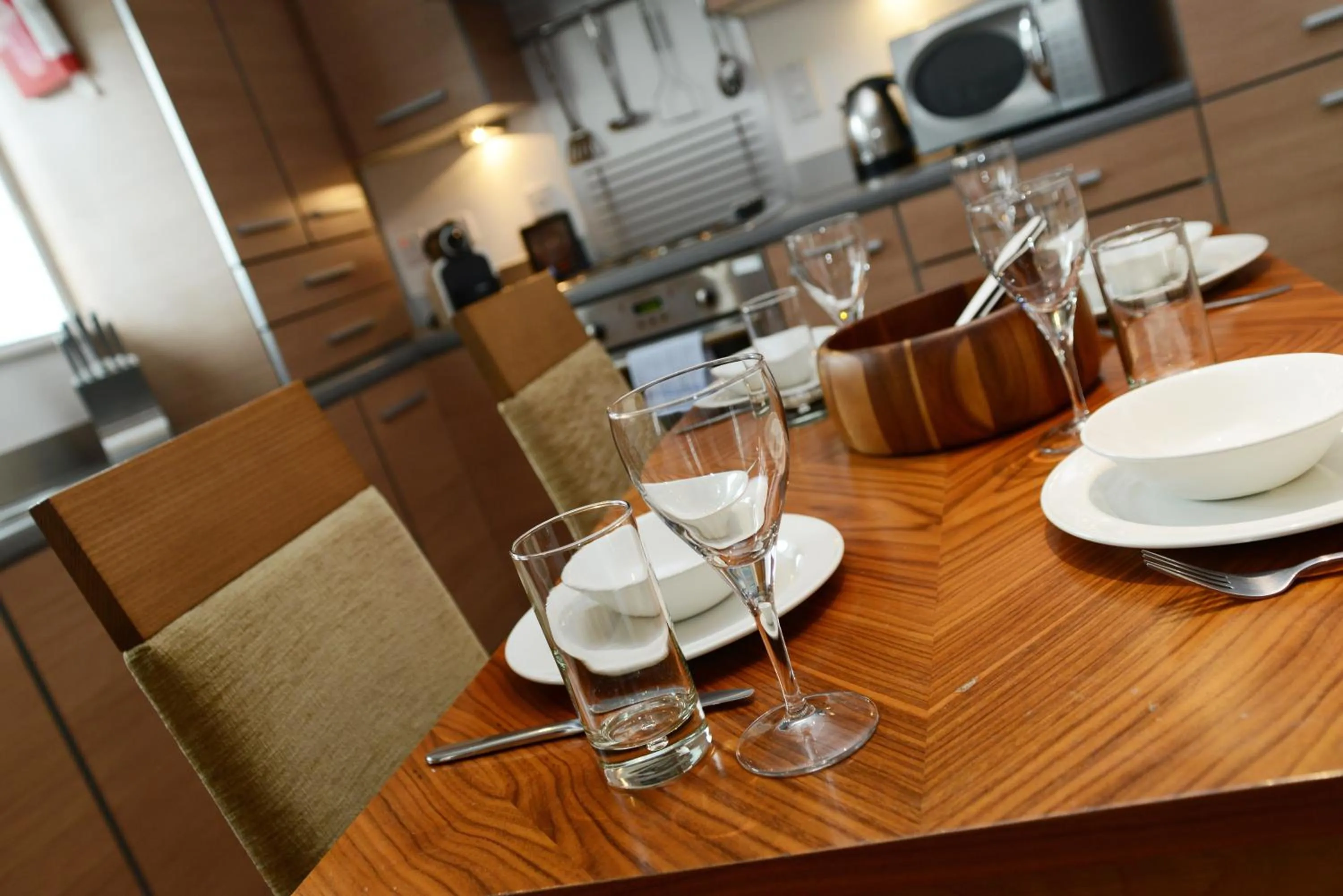 Dining area in PREMIER SUITES Newcastle