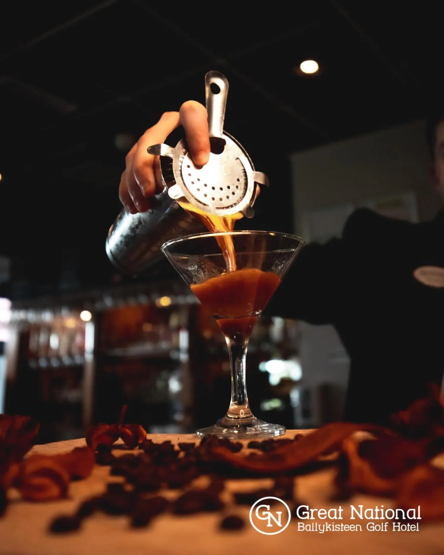 Drinks in Great National Ballykisteen Golf Hotel