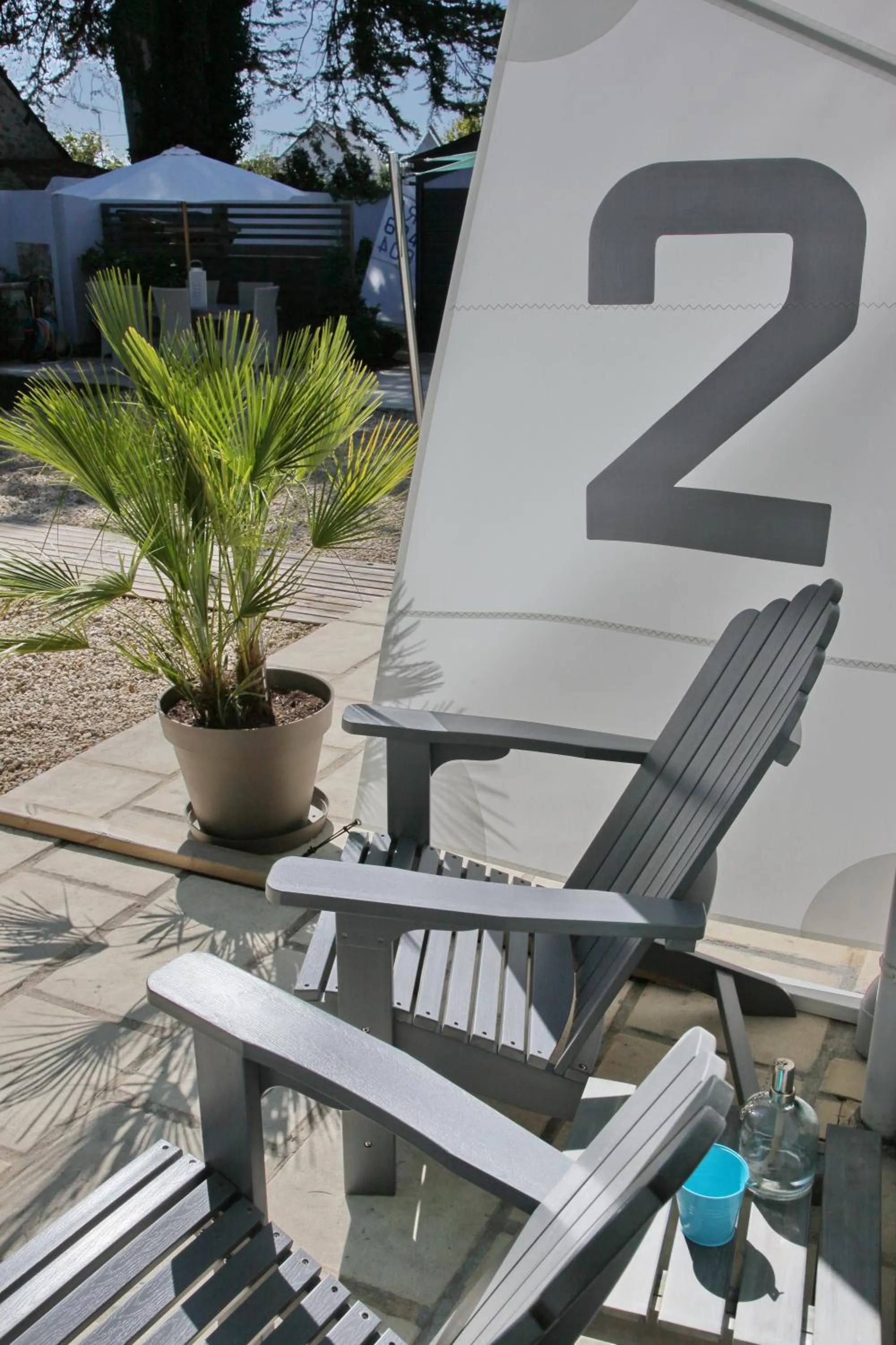 Patio in La Maison au-dessus des Voiles