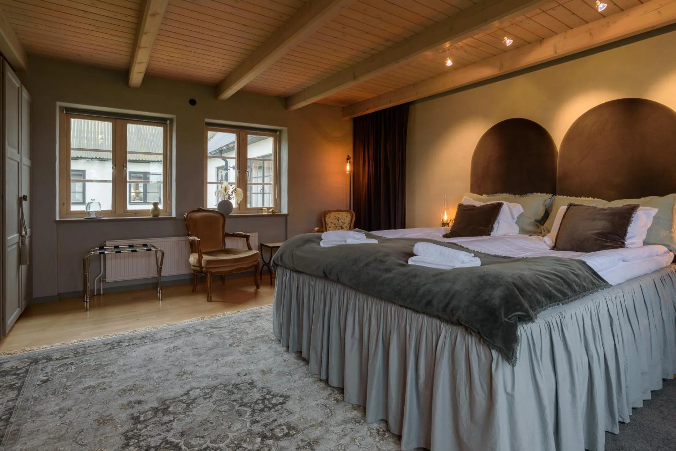 Bedroom, Bed in Mellby Atelier på Österlen