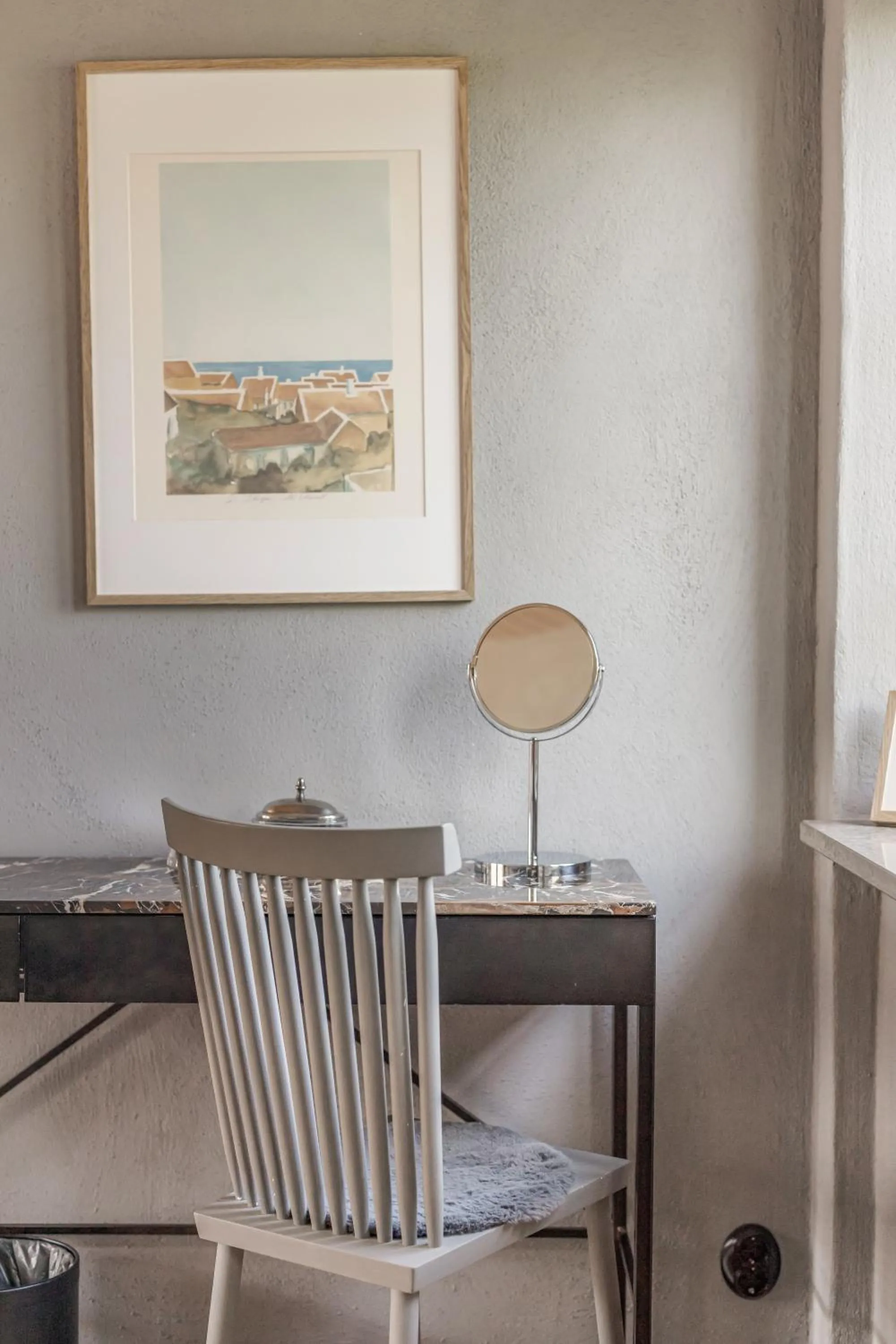 Bedroom in Mellby Atelier på Österlen