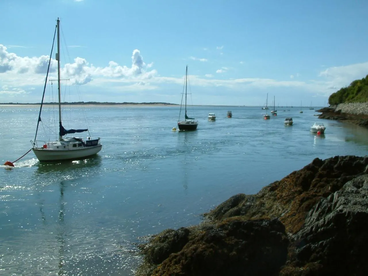 Beach in Gogarth hall Farm holidays
