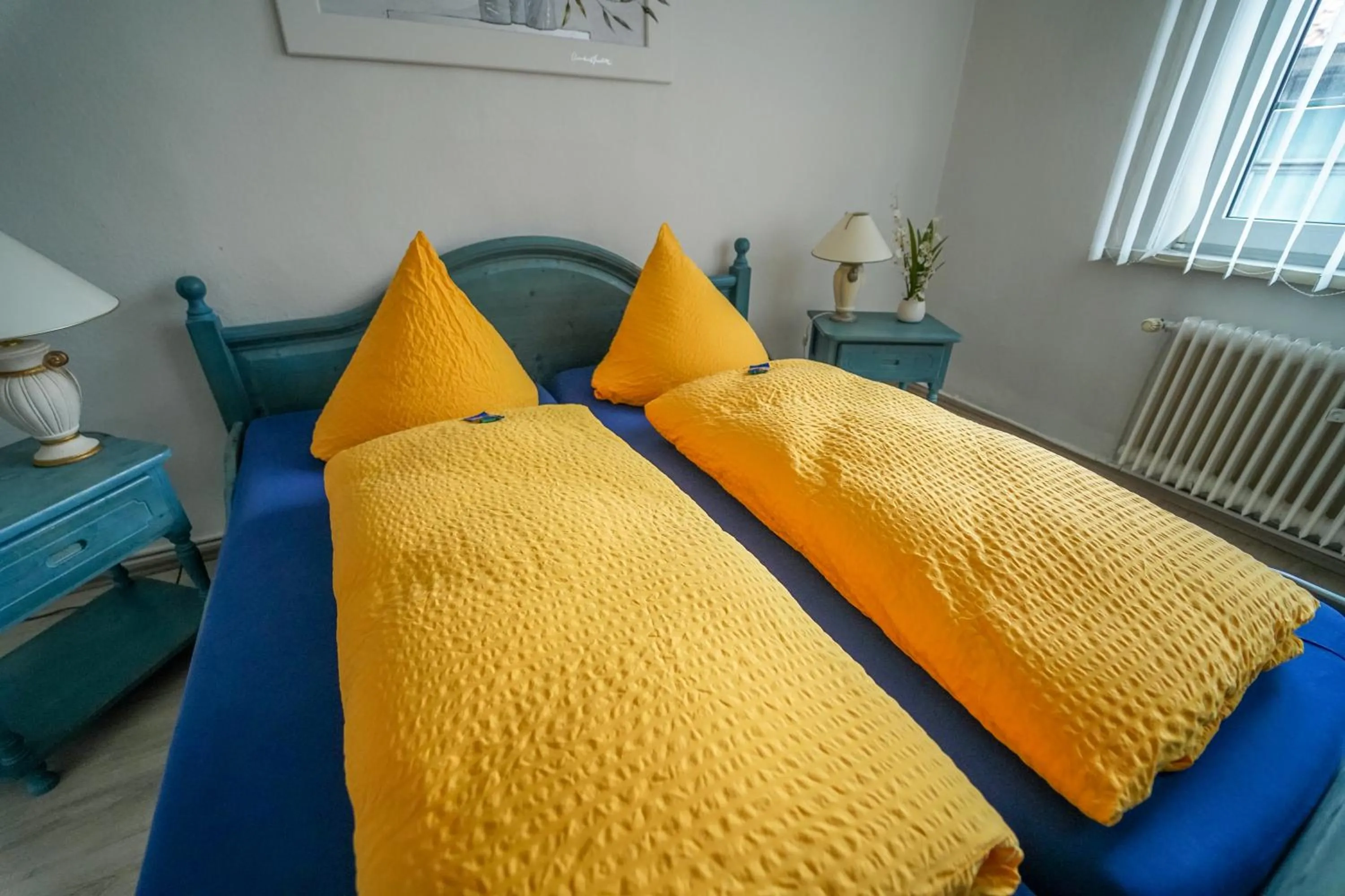 Decorative detail, Bed in Hotel Celler Auszeit