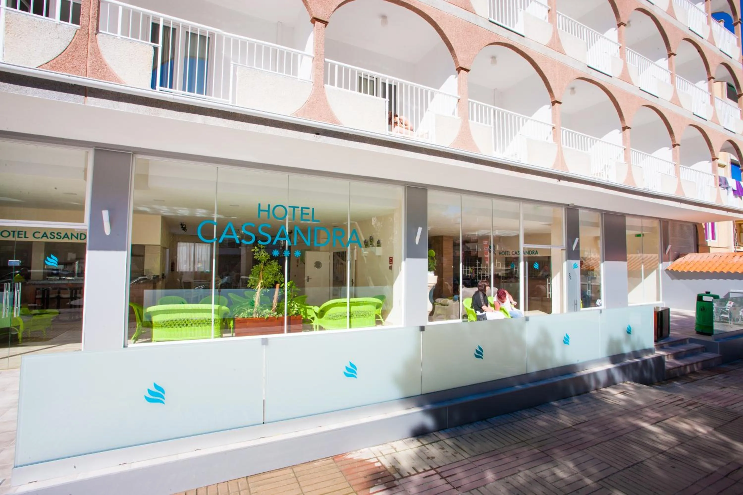 Facade/entrance in Hotel Cassandra