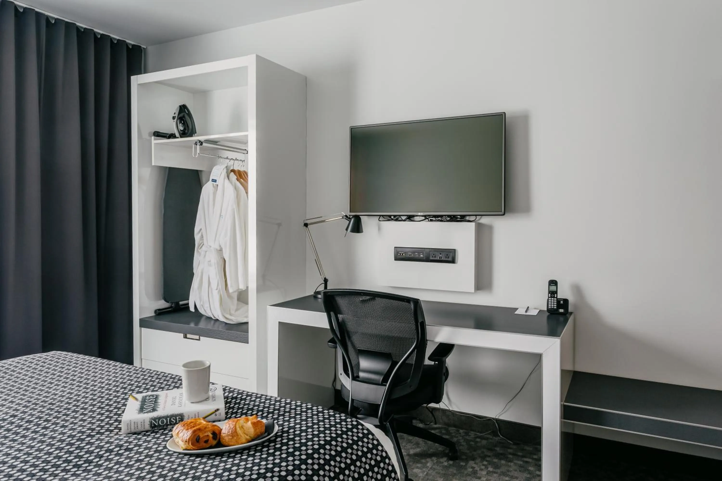 Bedroom, Bed in Riotel Matane