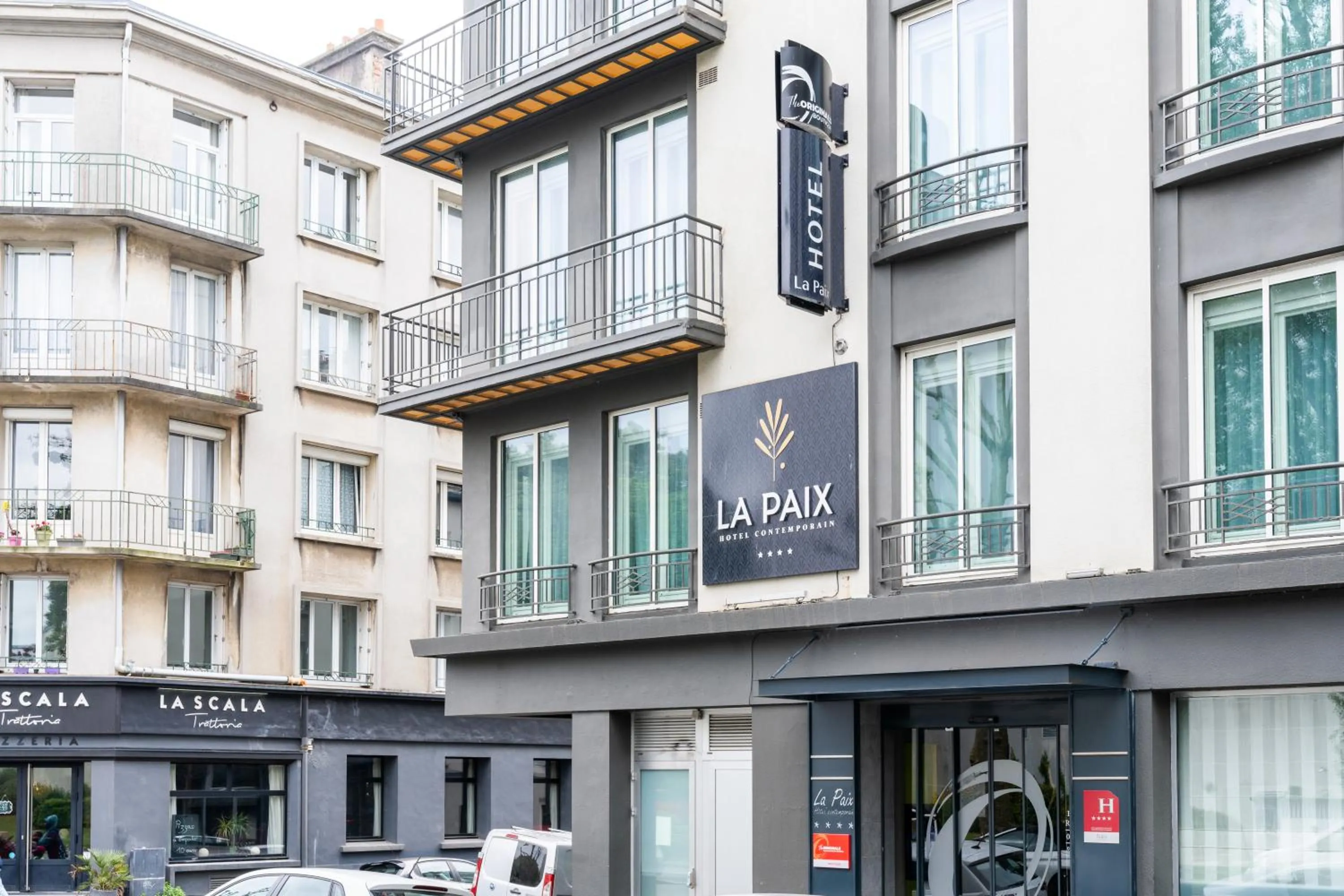Facade/entrance in The Originals Boutique, Hôtel de la Paix, Brest