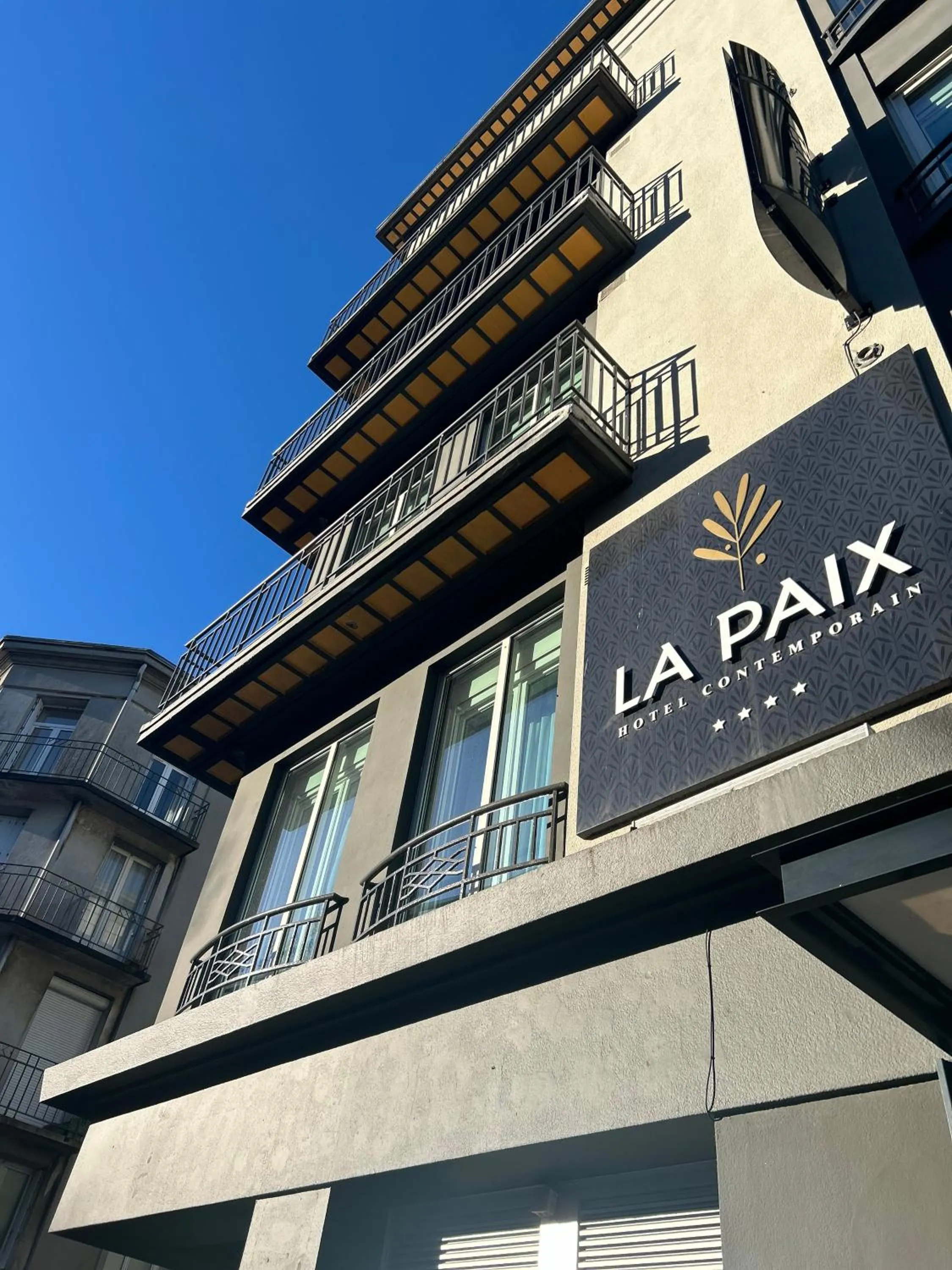 Property logo or sign in The Originals Boutique, Hôtel de la Paix, Brest