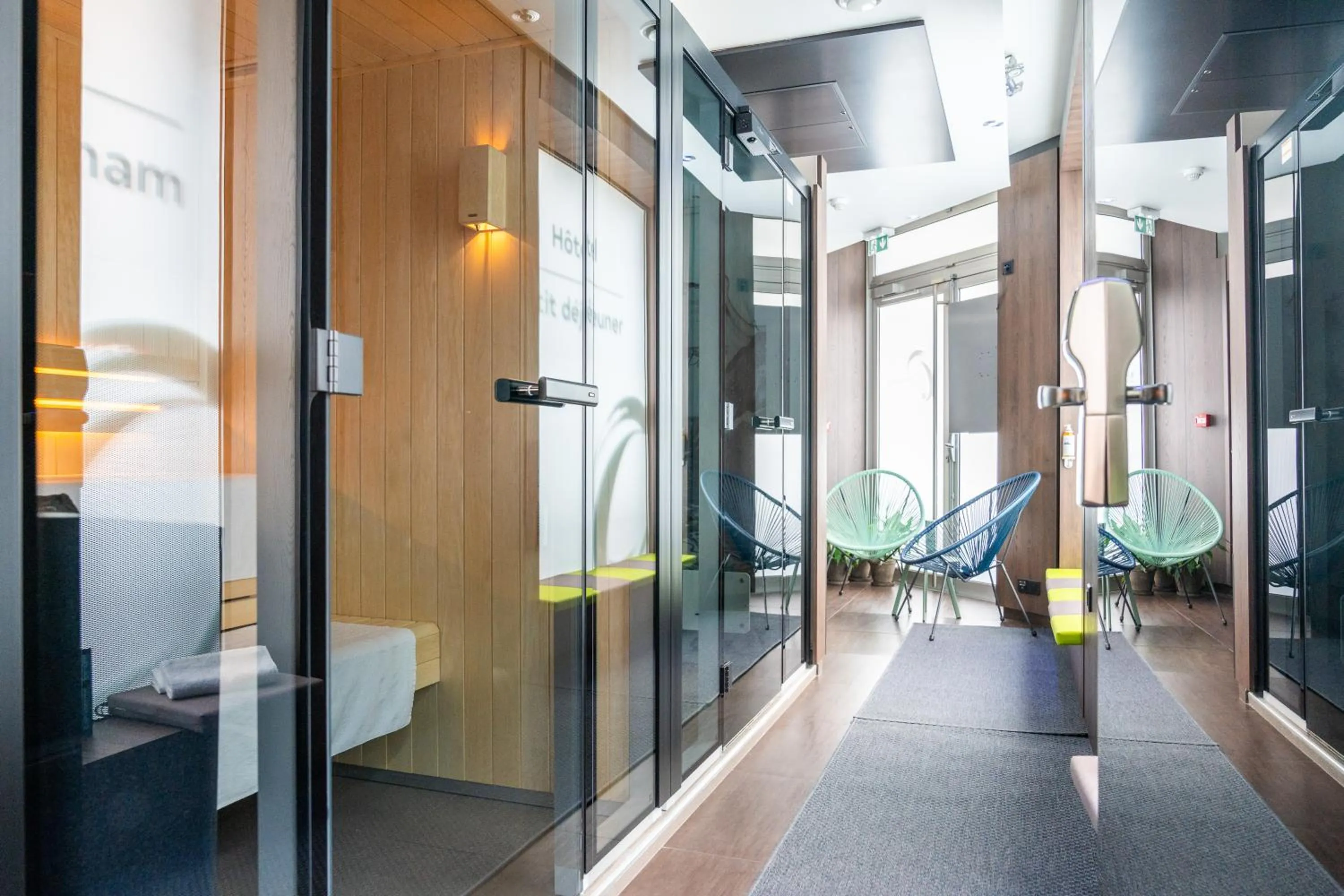 Sauna in The Originals Boutique, Hôtel de la Paix, Brest