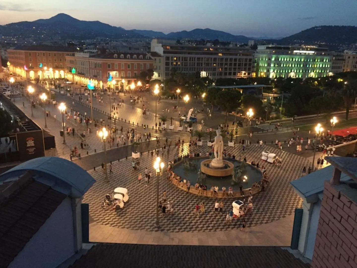 Night in Apartment on Place Massena