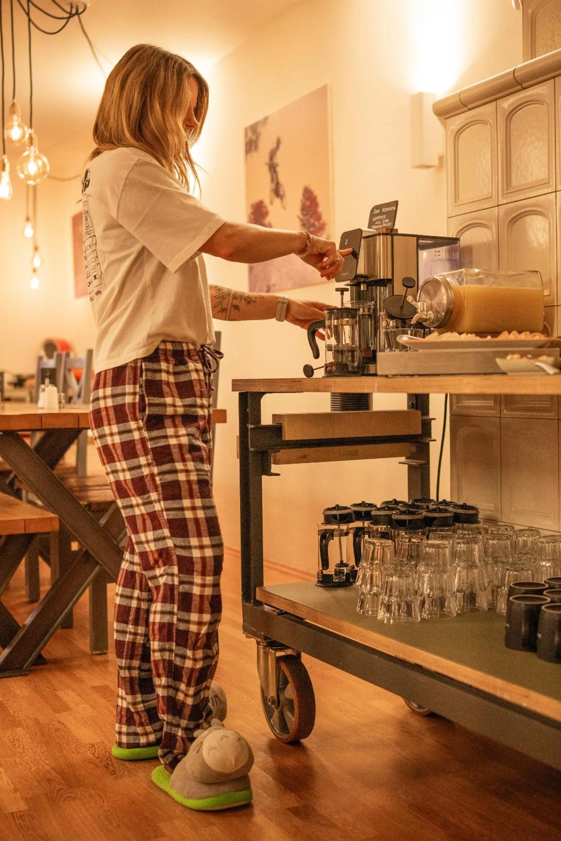 Dining area in Harz BnB Werkmeister