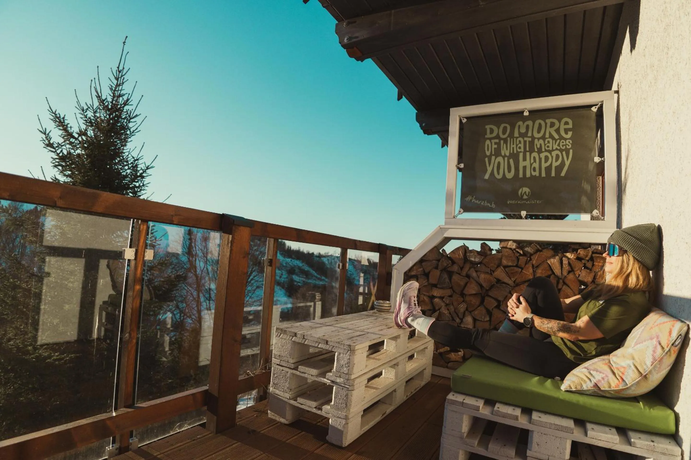 Balcony/Terrace in Harz BnB Werkmeister