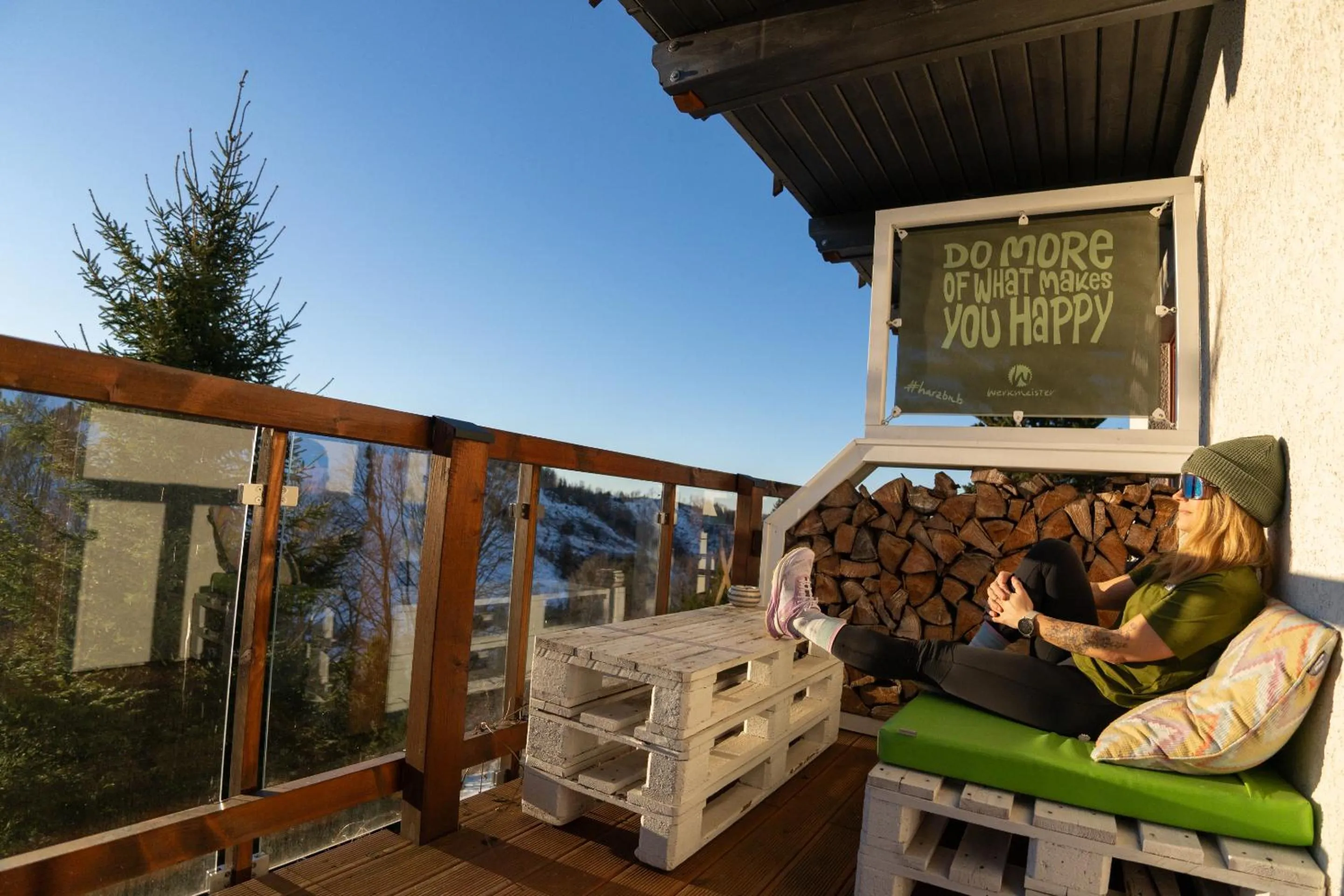 Balcony/Terrace in Harz BnB Werkmeister