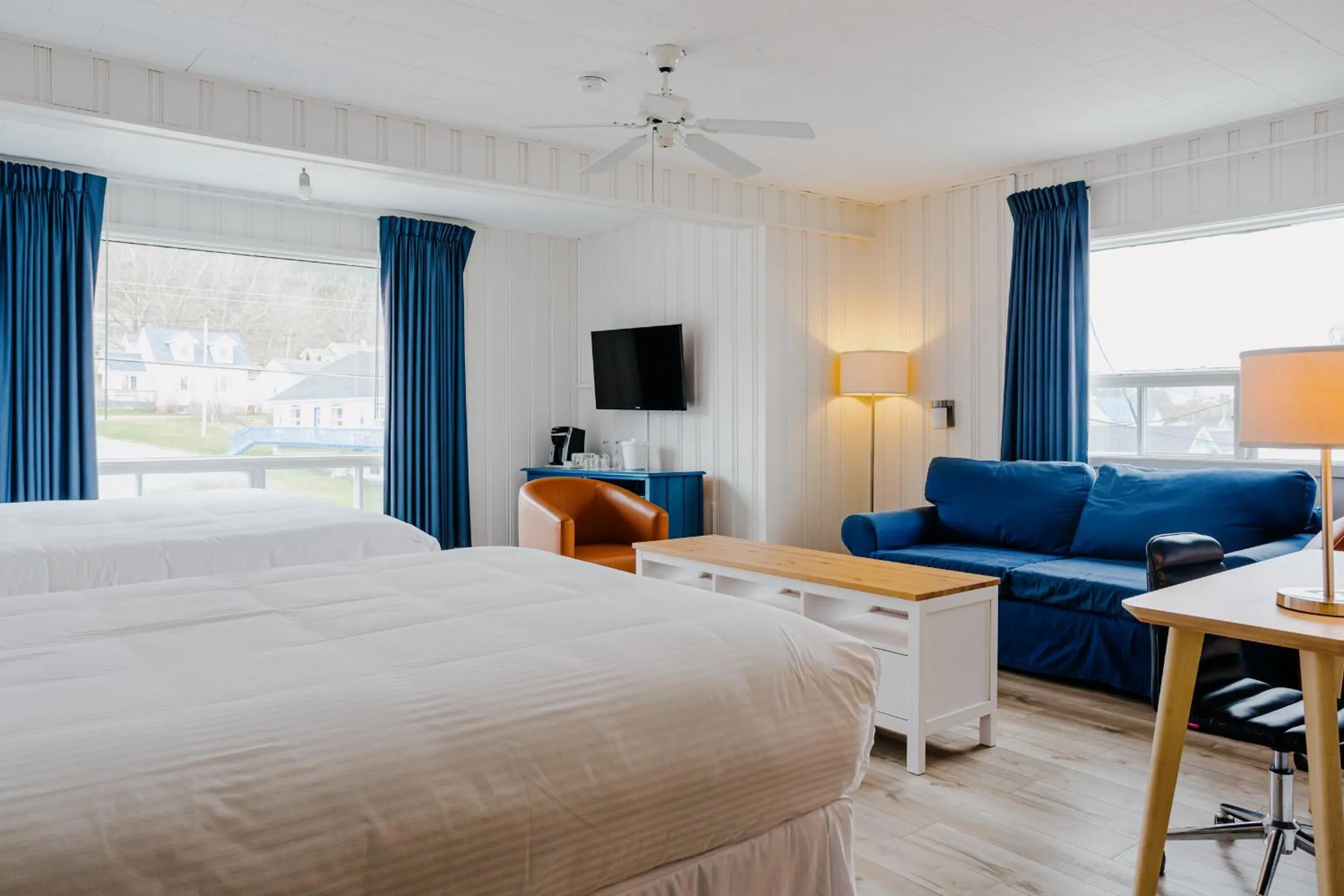 Bedroom, Bed in Riotel Perce