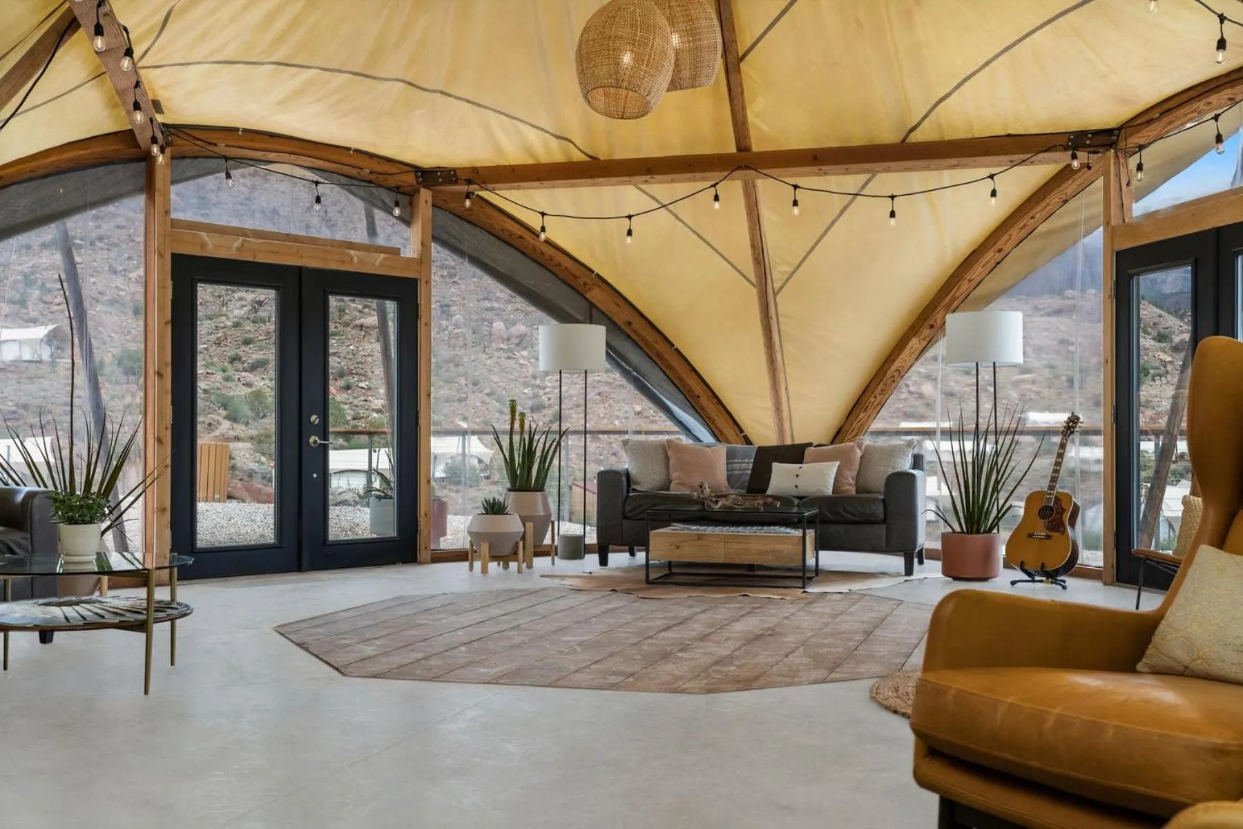 Lobby or reception in Under Canvas Zion