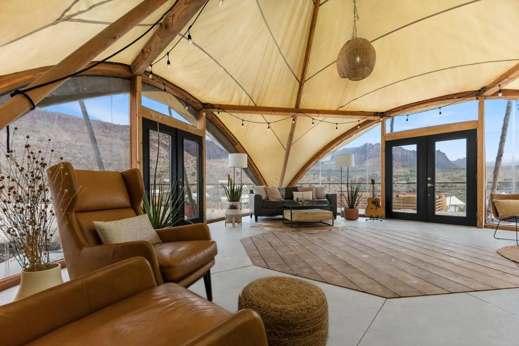 Lobby or reception in Under Canvas Zion